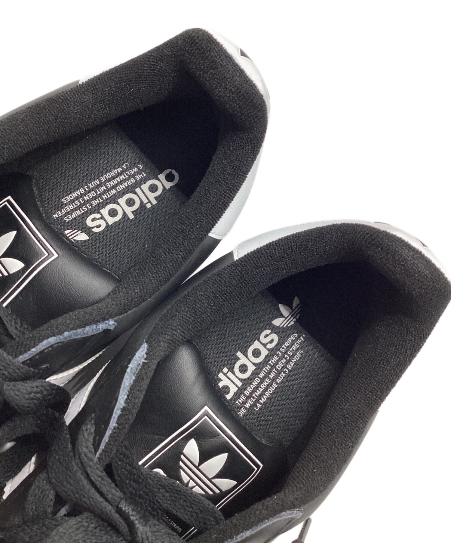 中古・古着通販】adidas (アディダス) スーパースター II ブラック