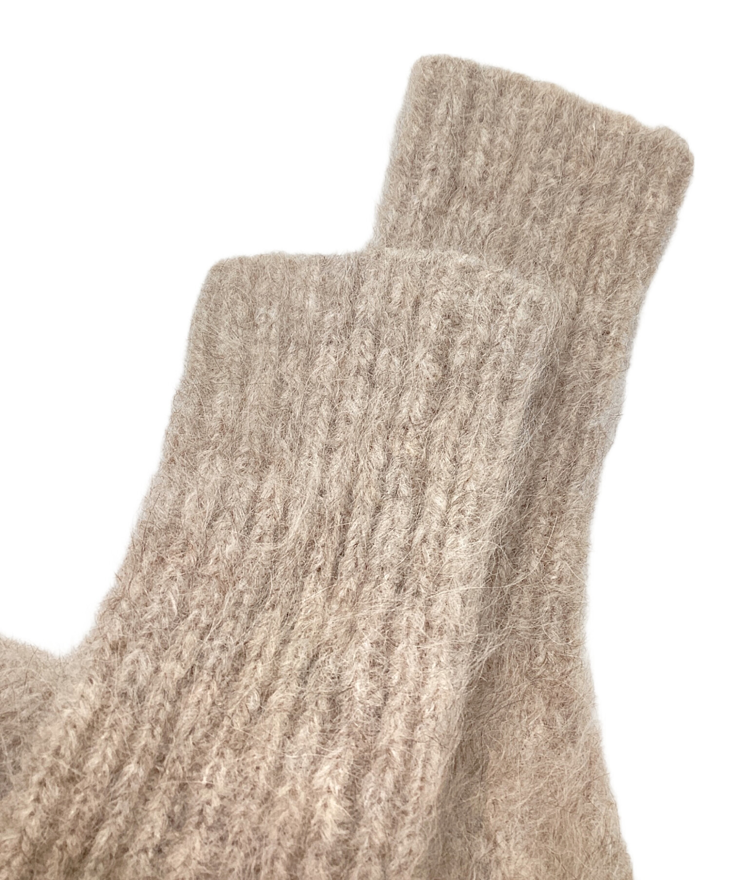 アプワイザーリッシェ カーディガン ベージュ アースカラー 古着 URBAN RESEARCH（アーバンリサーチ）カーディガン ベージュ サイズ:F