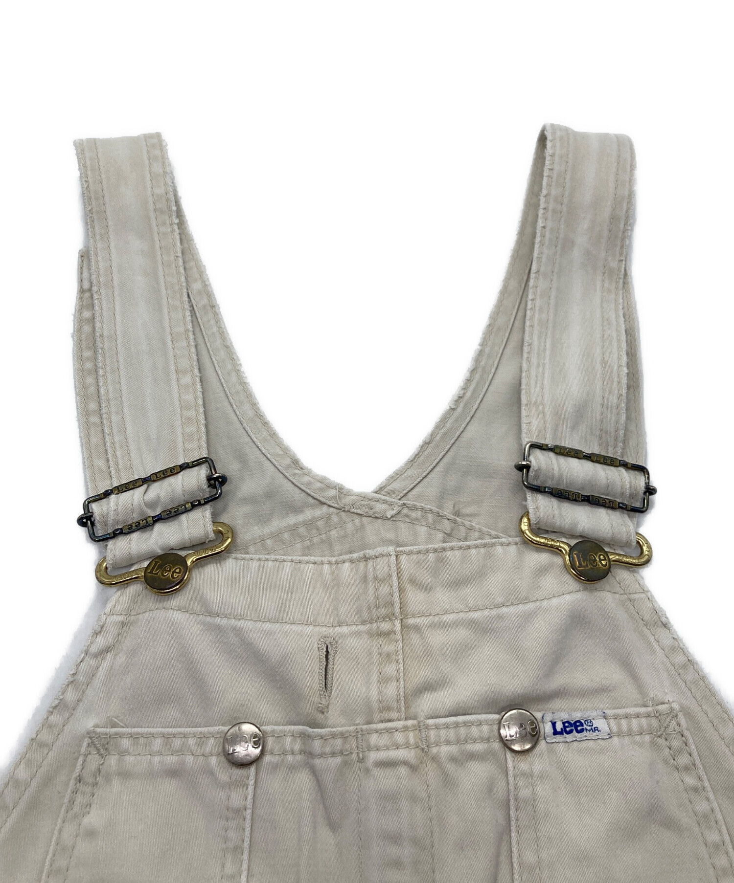 中古・古着通販】LEE (リー) 0254 オーバーオール アイボリー サイズ 