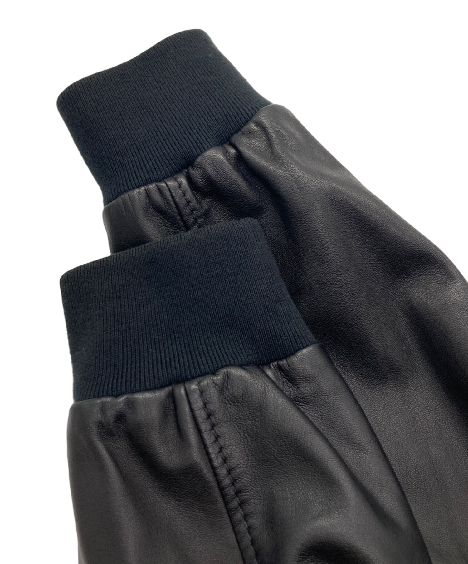 新品タグ付き✨ HUGO BOSS ラムレザージャケット 48 ネイビー L HUGO BOSS - ヒューゴボス HUGO BOSS ジャケット ブルゾン レザー