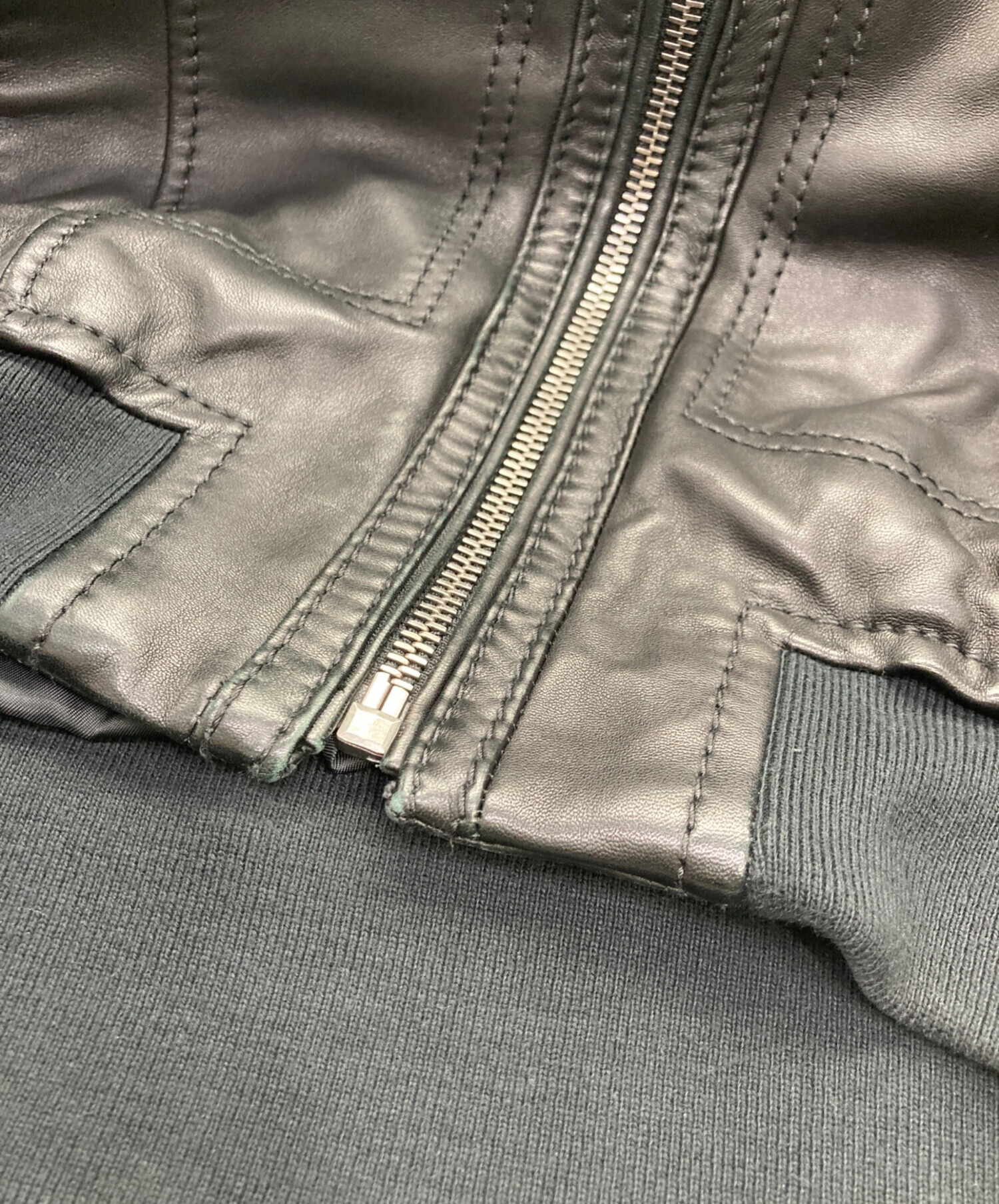 中古・古着通販】BOSS HUGO BOSS (ボス ヒューゴボス) ラムレザー