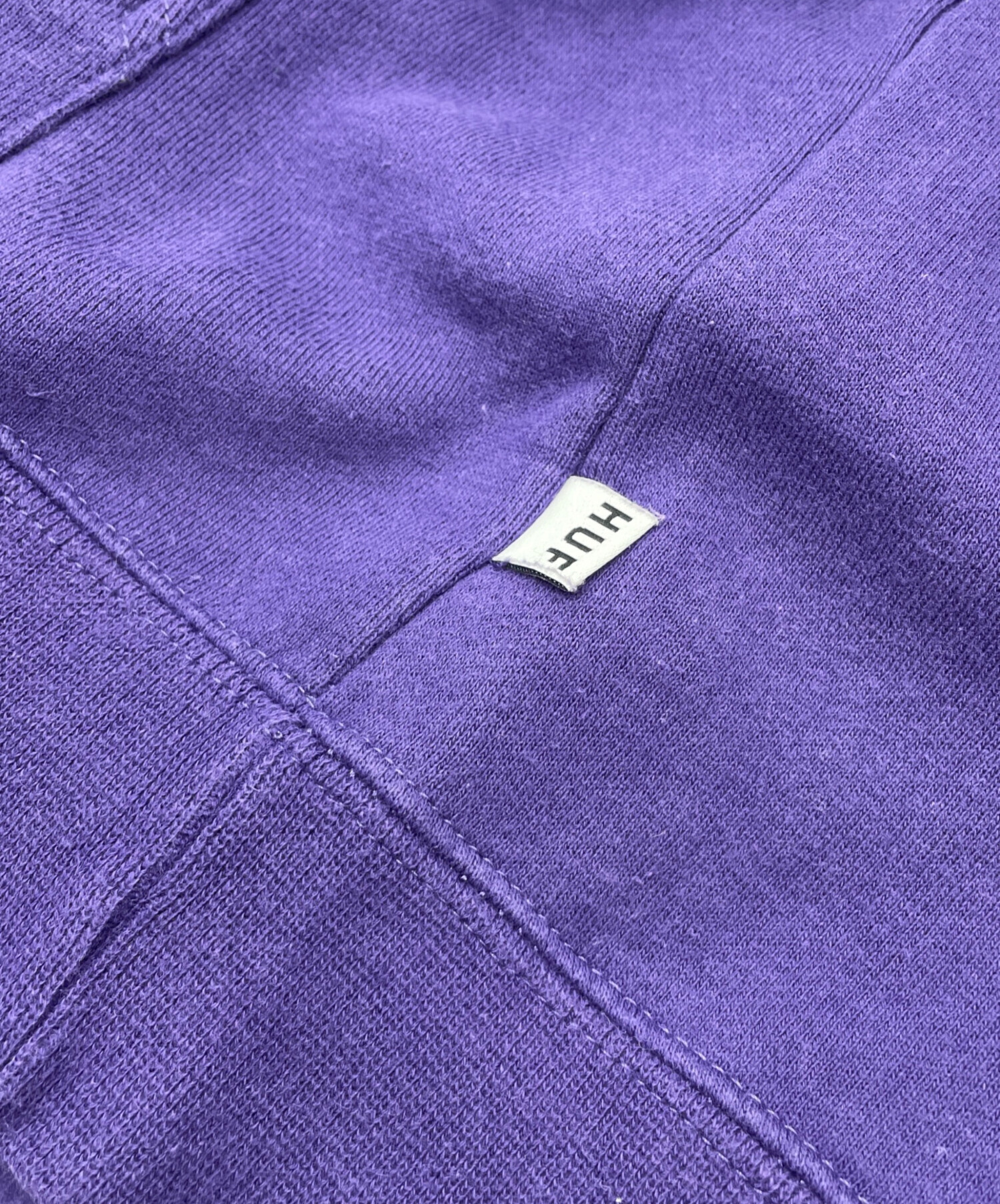 中古・古着通販】HUF (ハフ) ジップパーカー パープル サイズ:M
