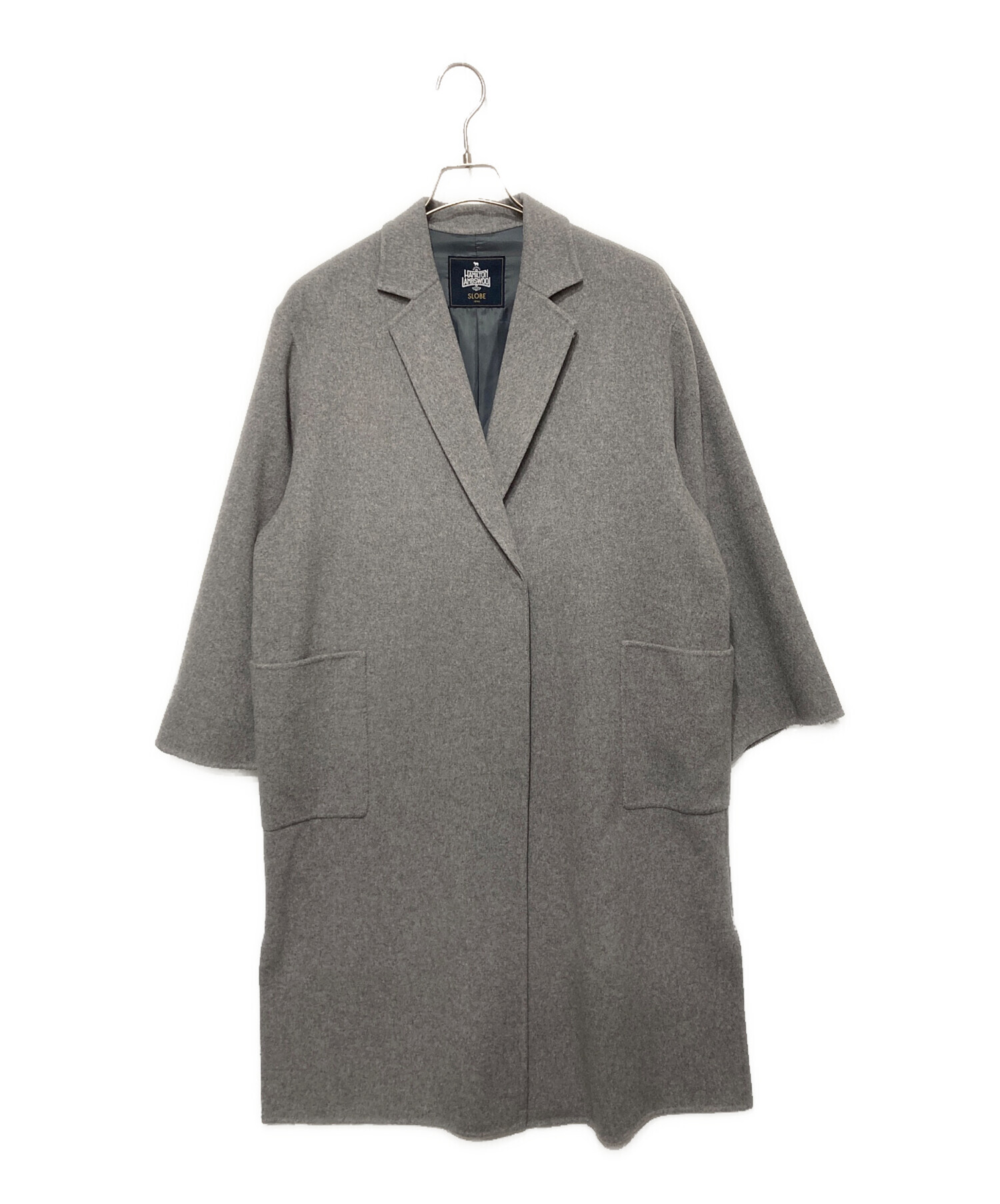 SLOBE IENA HAMILTONダブルフェイスロングチェスターコート38