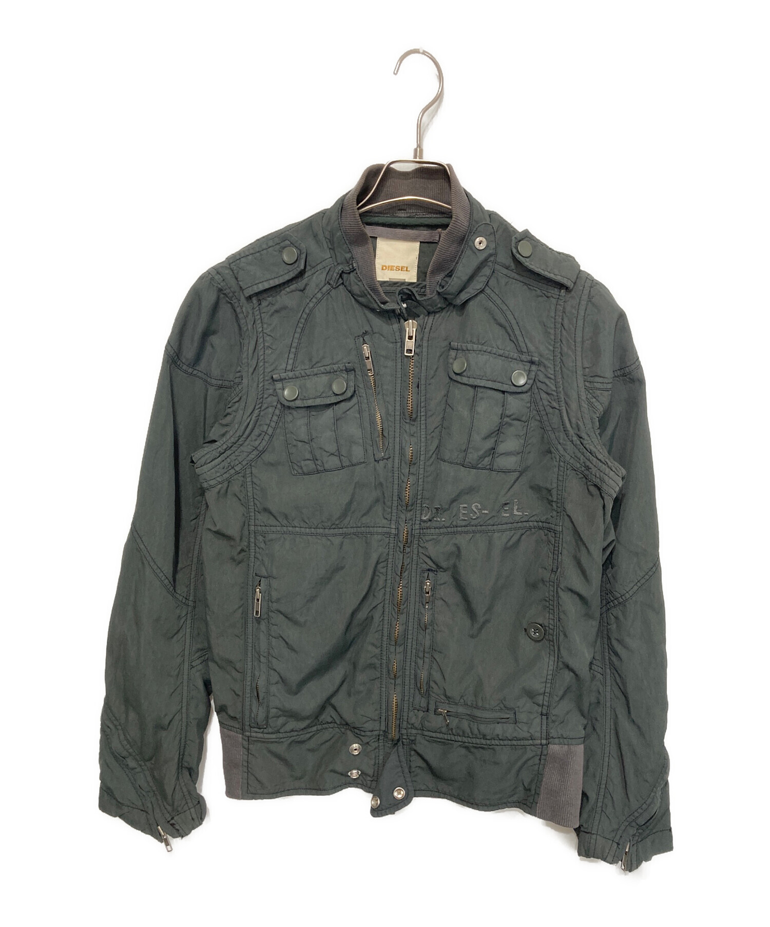 中古・古着通販】DIESEL (ディーゼル) ギミックブルゾン オリーブ 