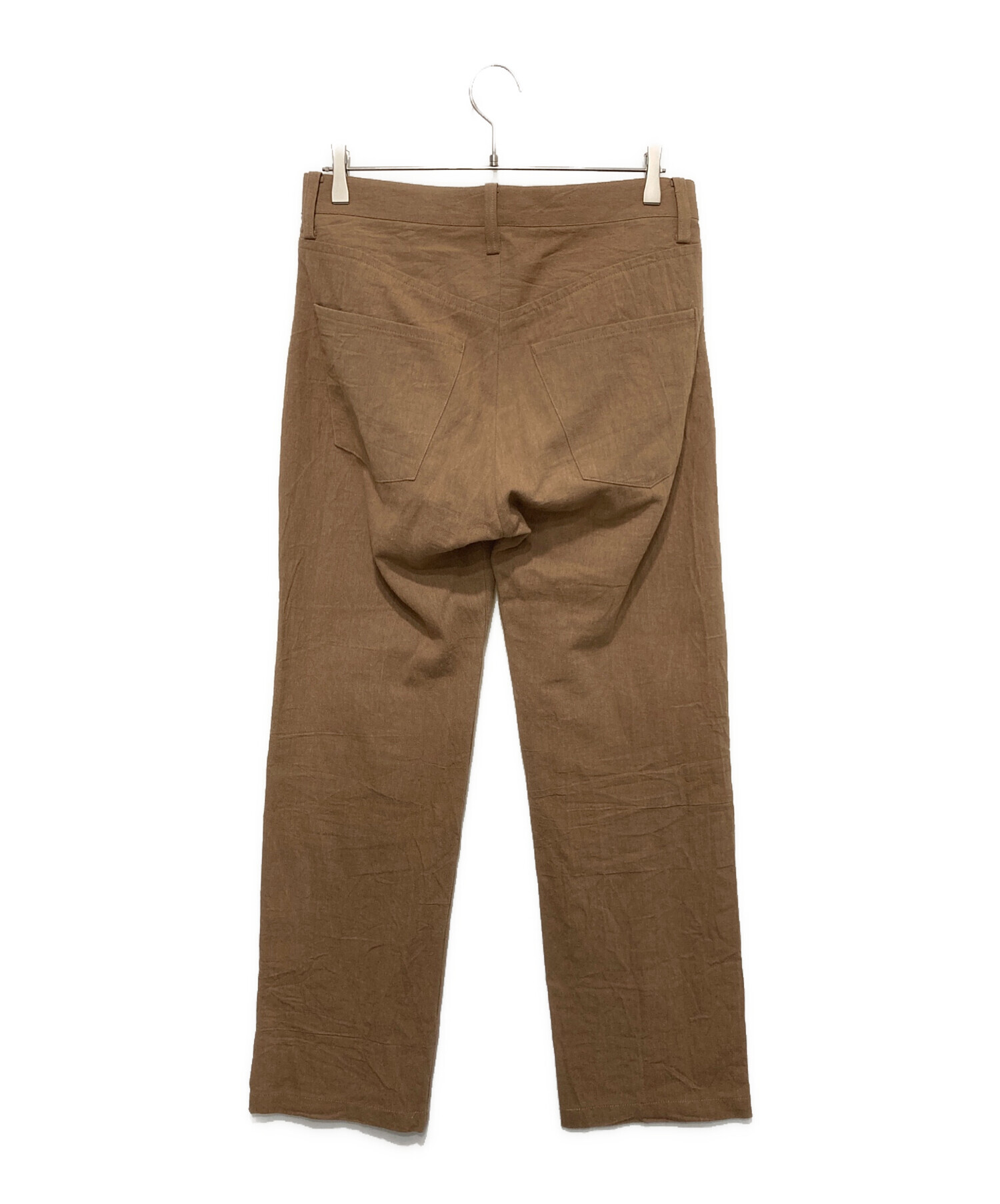 Yohji Yamamoto POUR HOMME スラックス コットンレーヨン 中古・古着通販】Yohji Yamamoto pour homme (ヨウジヤマモト