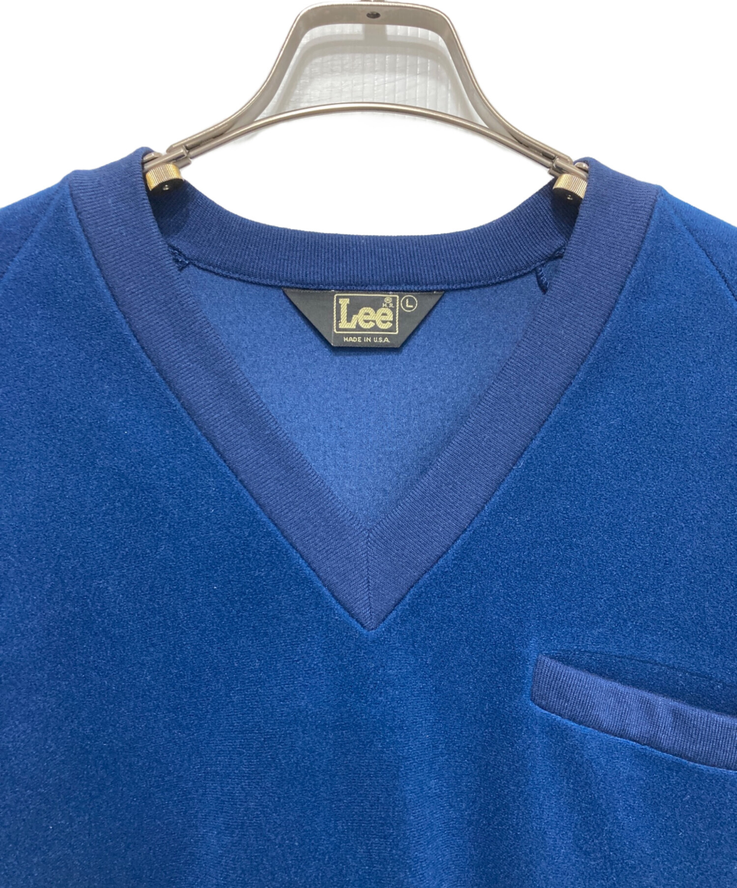 中古・古着通販】LEE (リー) ヴィンテージVネックベロアスウェット 