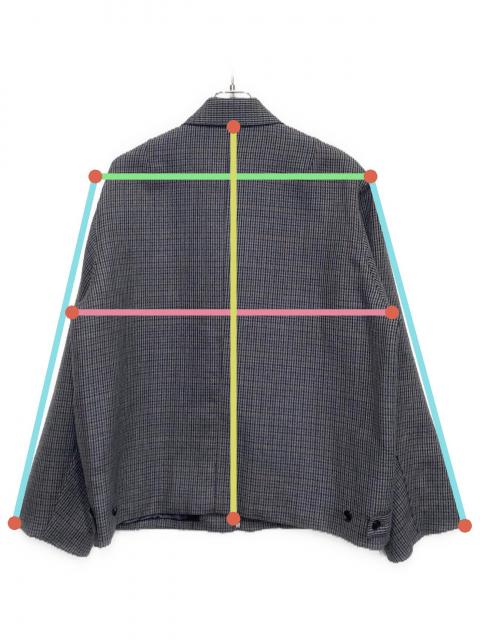 中古・古着通販】AURALEE (オーラリー) ダブルフェイスチェックジップ