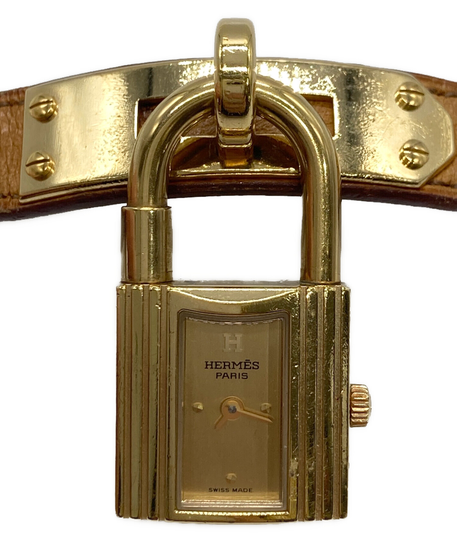 中古・古着通販】HERMES (エルメス) ケリーウォッチ ブラウン