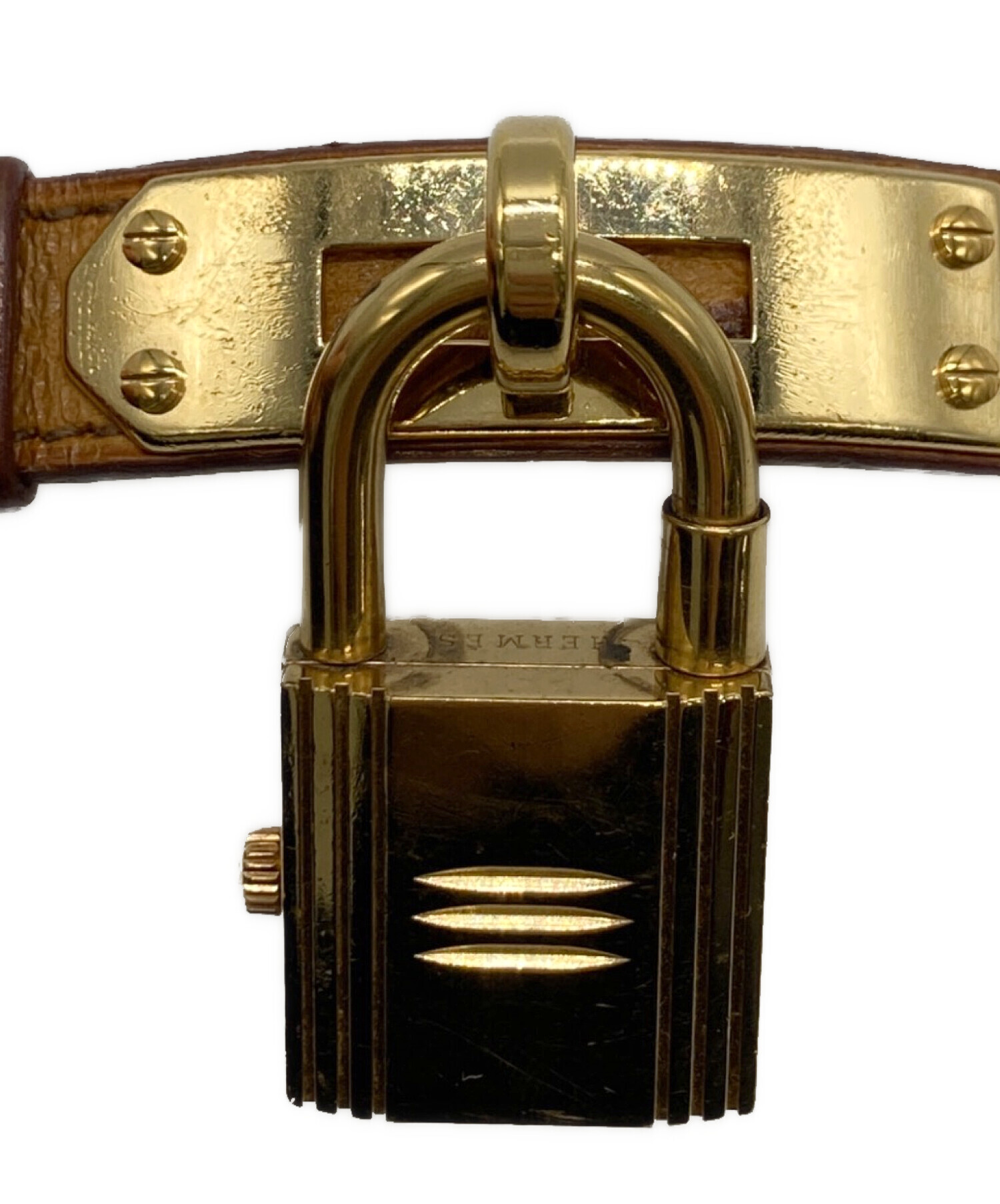 中古・古着通販】HERMES (エルメス) ケリーウォッチ ブラウン