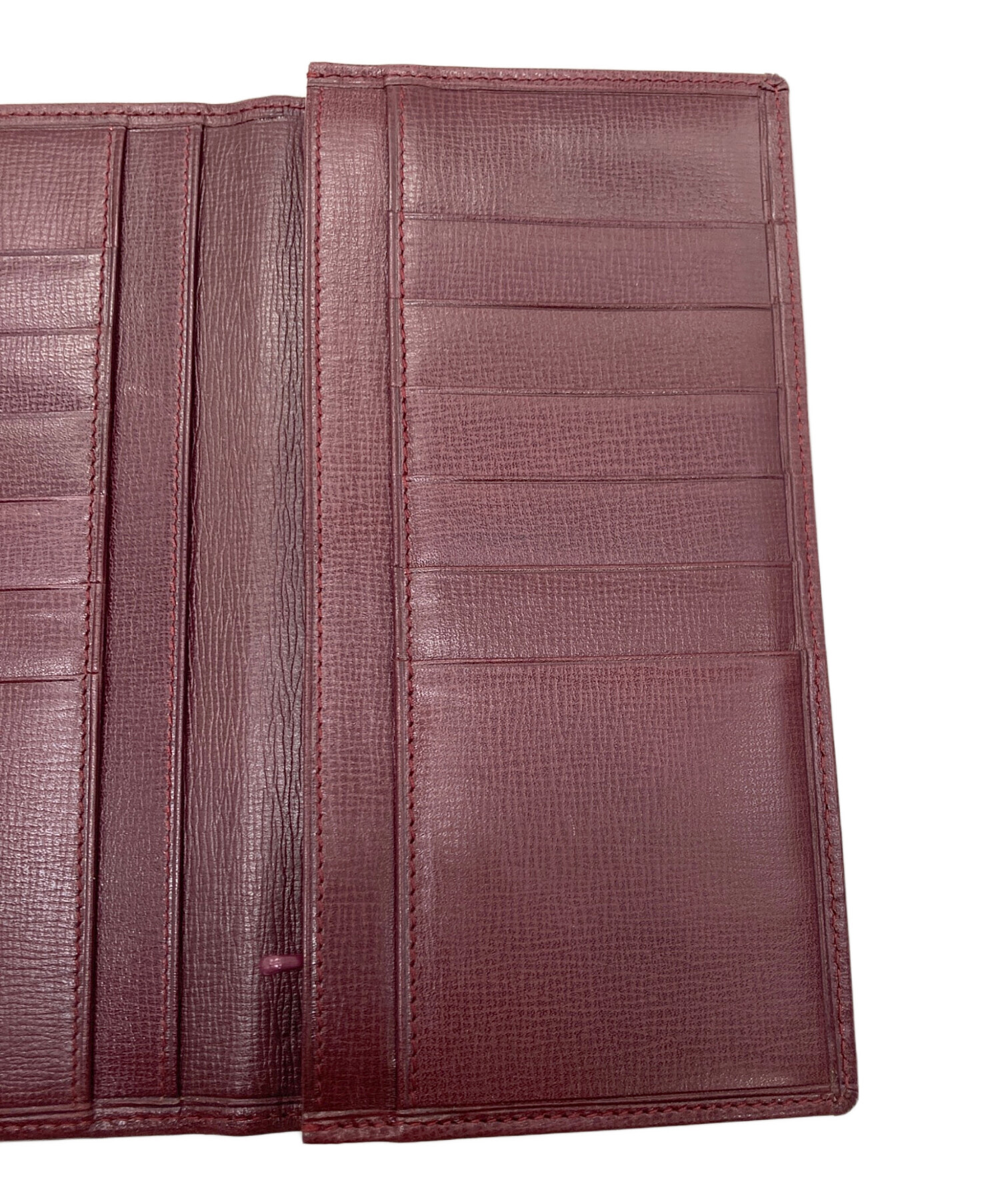 中古・古着通販】Cartier (カルティエ) 長財布 ボルドー｜ブランド