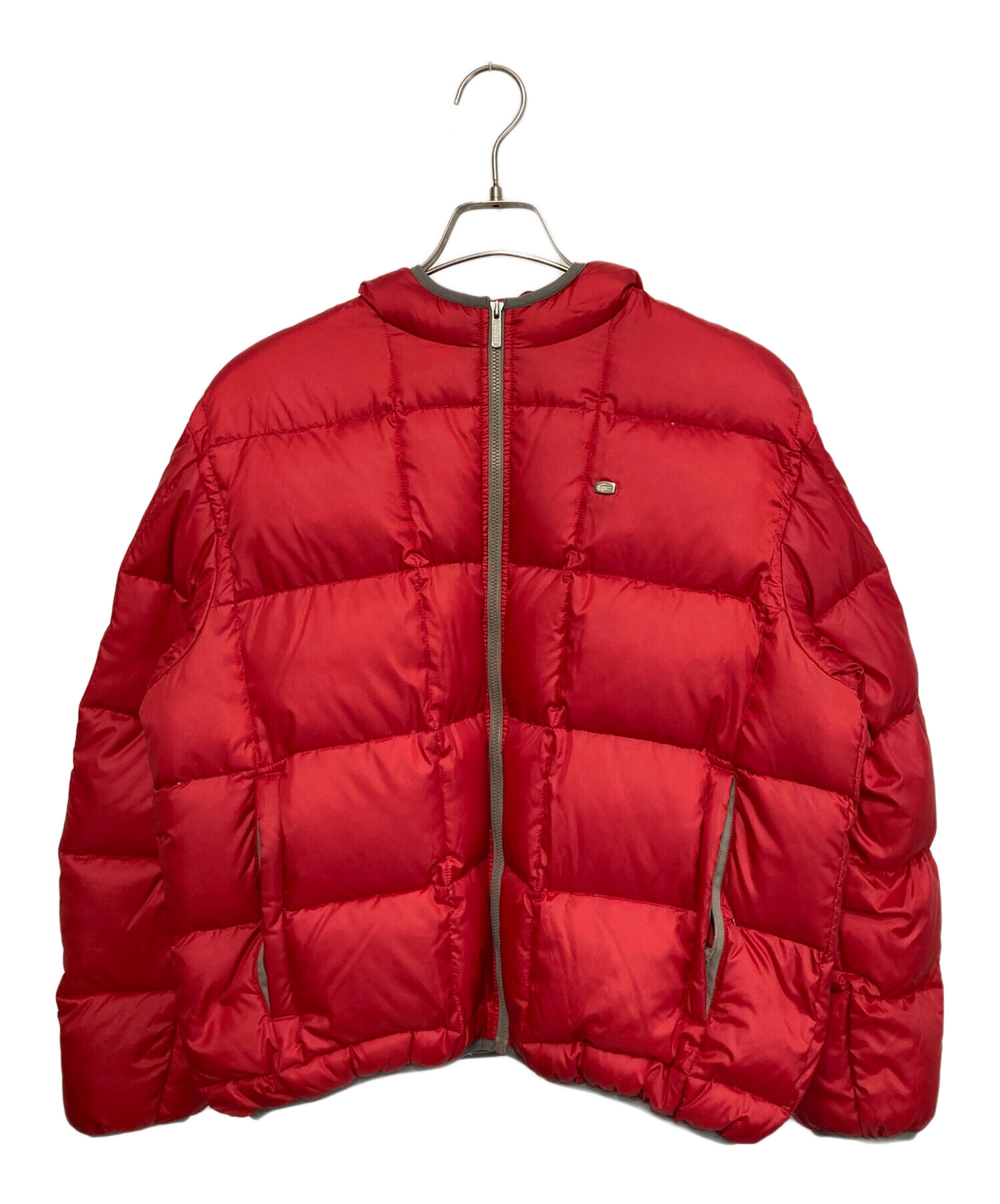 中古・古着通販】LACOSTE (ラコステ) ダウンジャケット レッド サイズ 