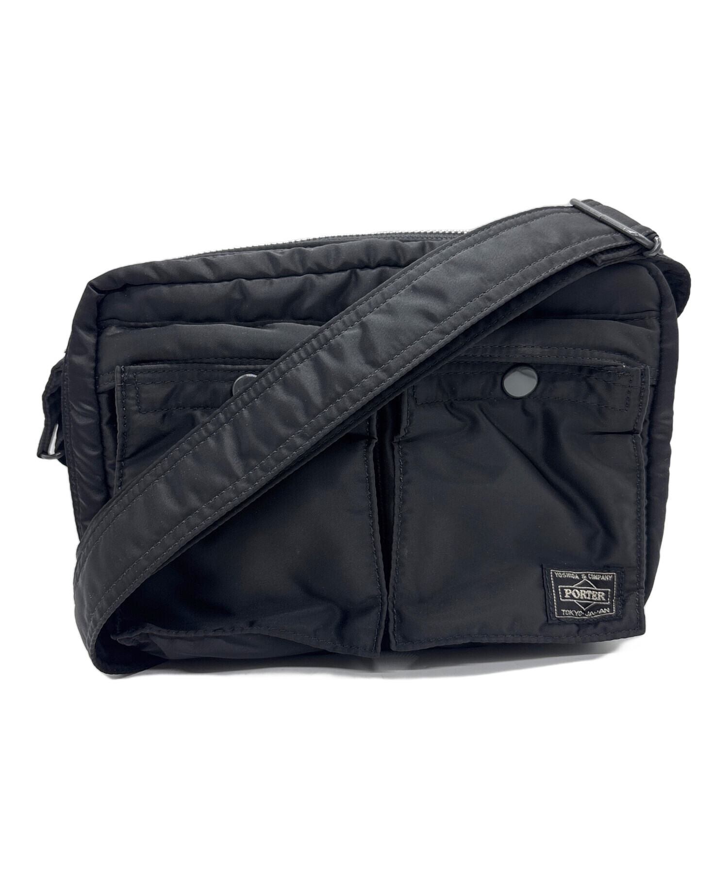 70 美品　ポーター　タンカー　ショルダーバッグ　ブラック TANKER(タンカー) SHOULDER BAG(L) | 吉田カバンホームページ