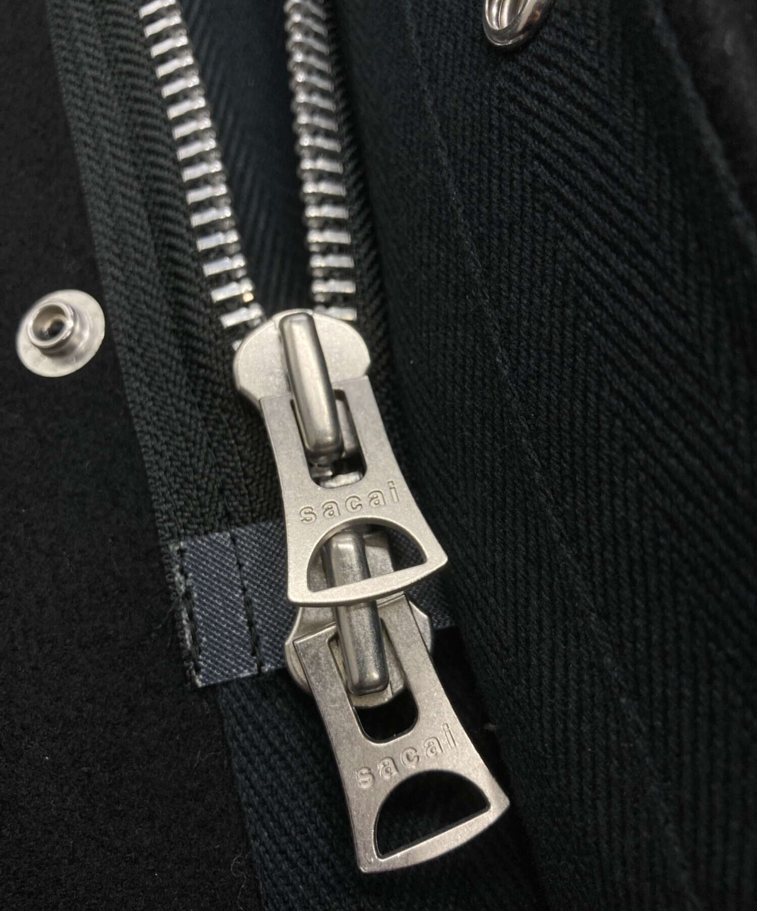 中古・古着通販】sacai (サカイ) ウールメルトンナイロンツイル