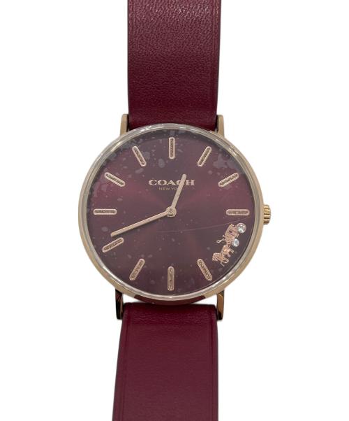 ほぼ新品 COACH コーチ PERRY 動作確認済 中古・古着通販】COACH (コーチ) ペリーリストウォッチ サイズ:なし