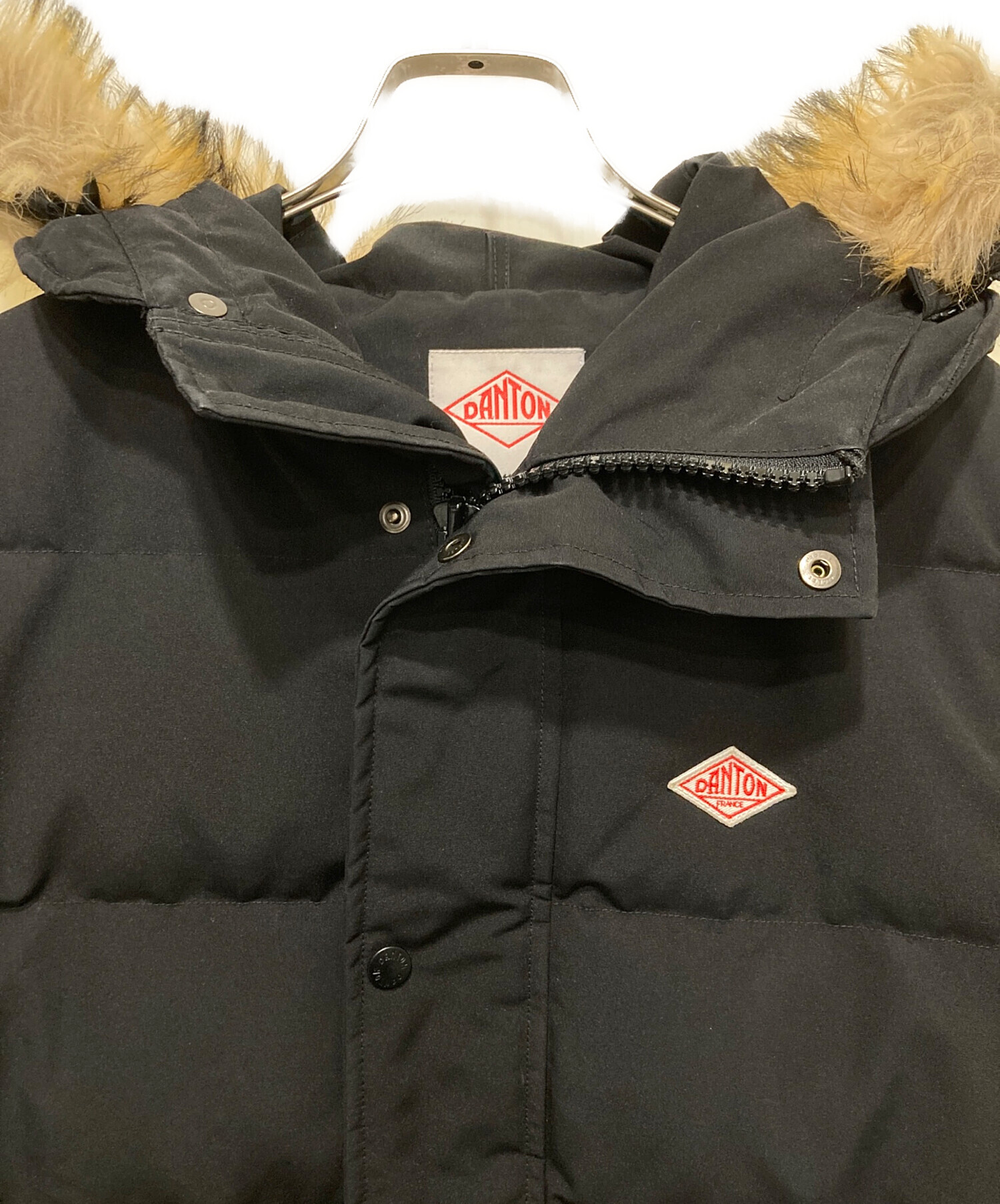 中古・古着通販】DANTON (ダントン) ファー付キルトダウンコート 