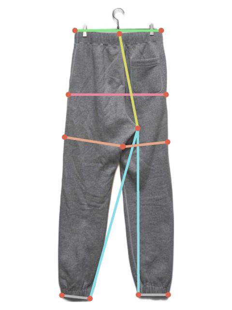 専用　ブラミンク　吊裏毛スエットパンツ　グレー　サイズ3 7900025S0287_x1_a001.jpg