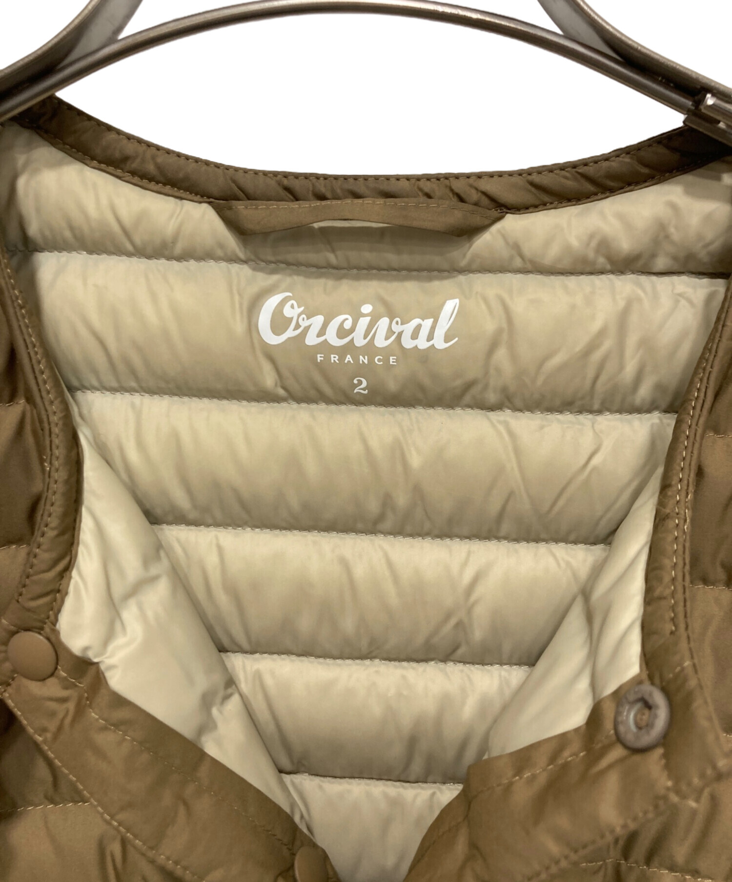 中古・古着通販】ORCIVAL (オーシバル) インナーダウンキルティング 
