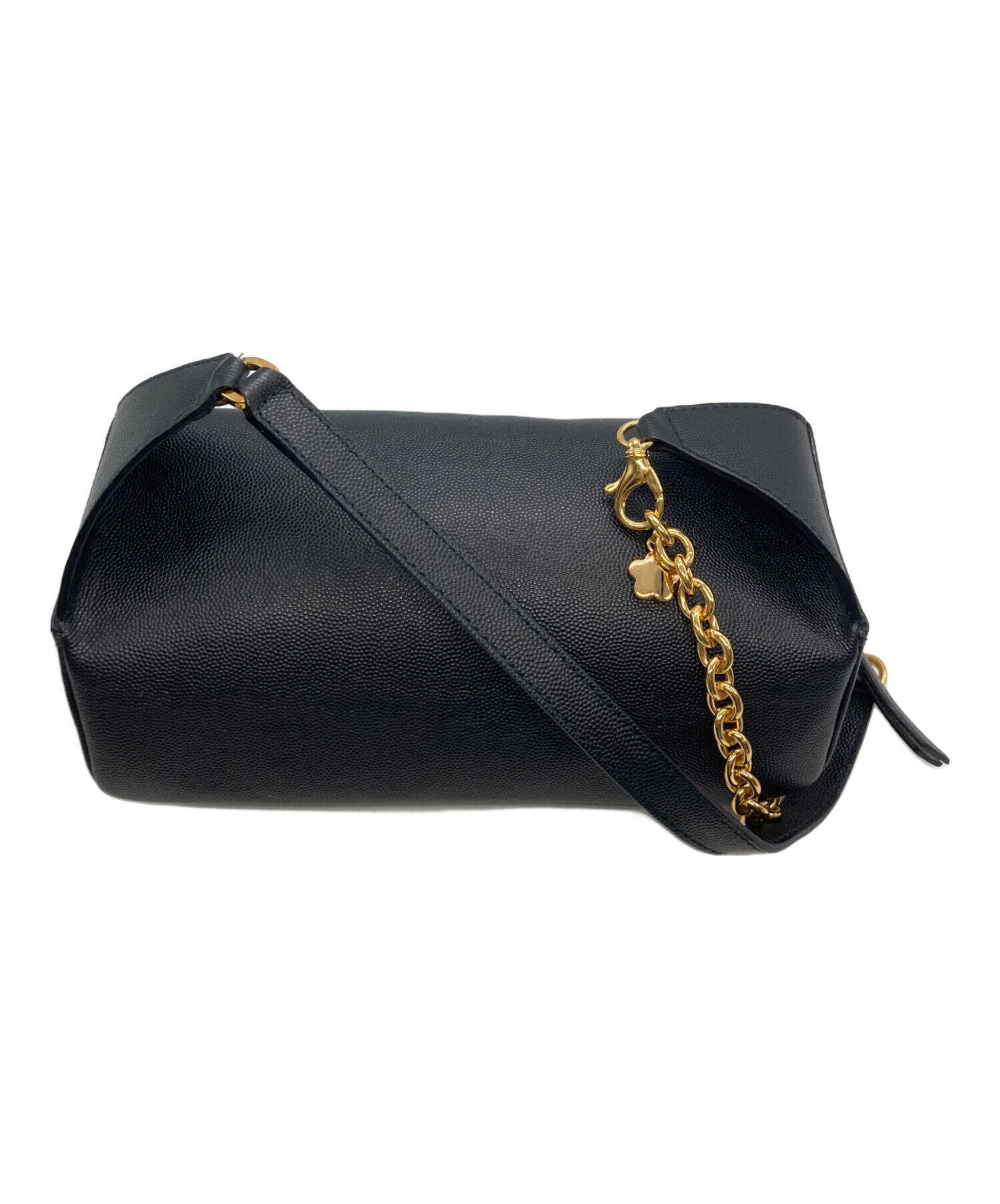 中古・古着通販】FURLA (フルラ) レザーウエストバッグ ブラック