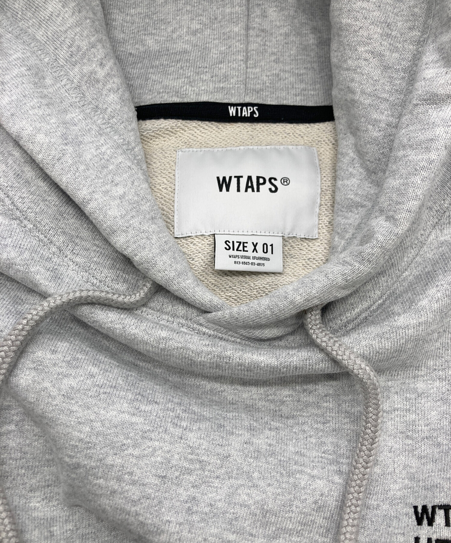 中古・古着通販】WTAPS (ダブルタップス) WUT／HOODY COTTON ロゴ刺繍