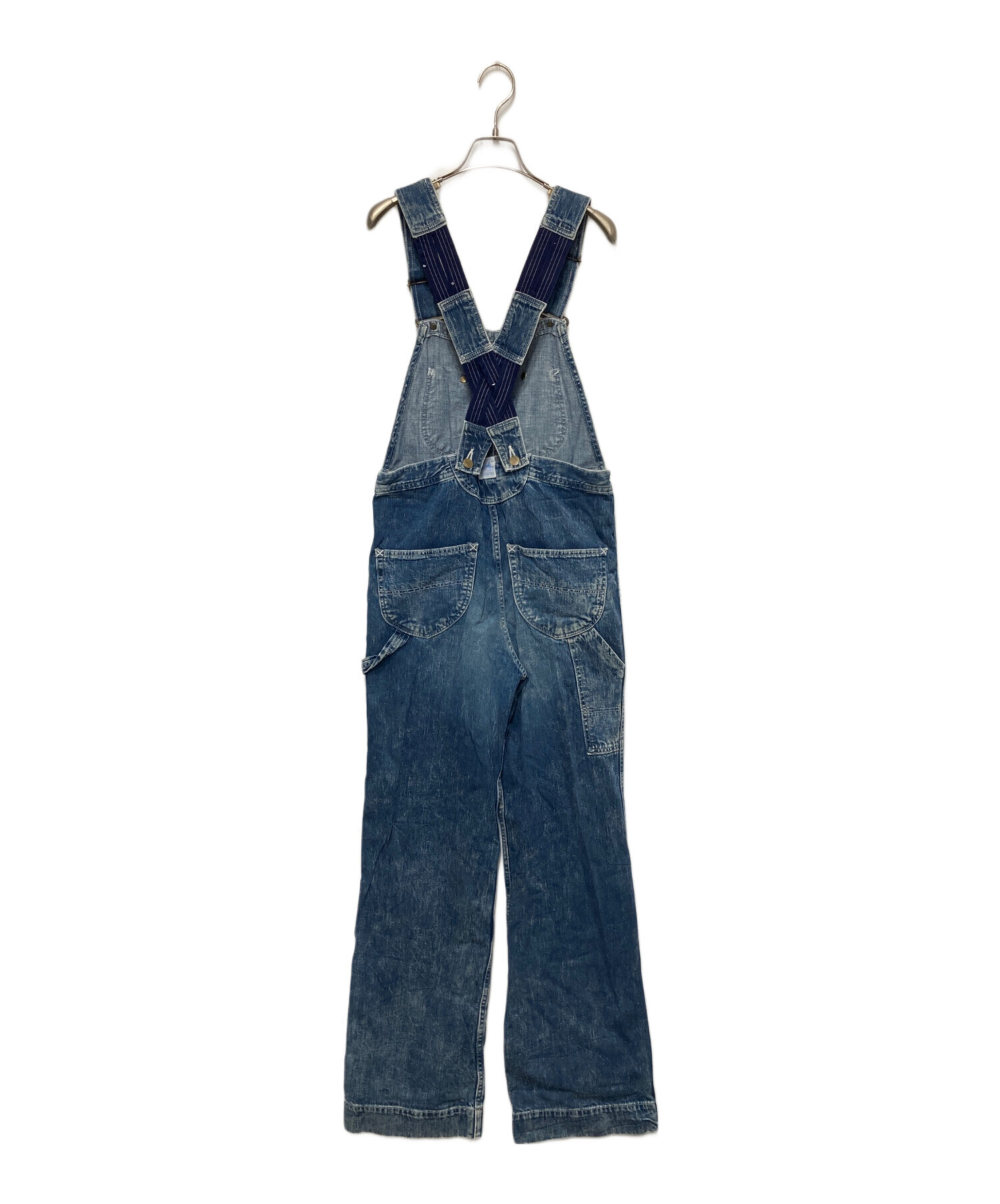 中古・古着通販】LEE (リー) ダンガリーオーバーオール インディゴ