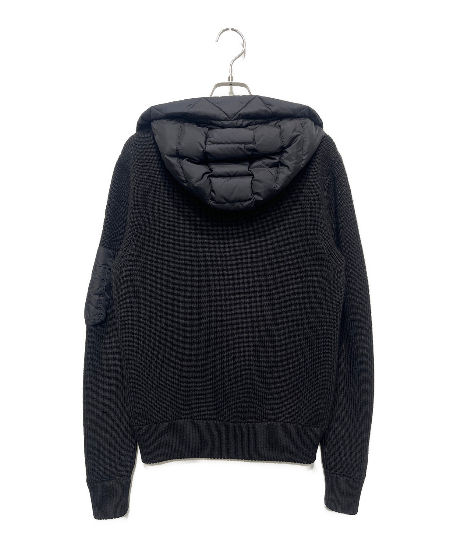 中古・古着通販】MONCLER (モンクレール) ニット切替 ダウンジャケット