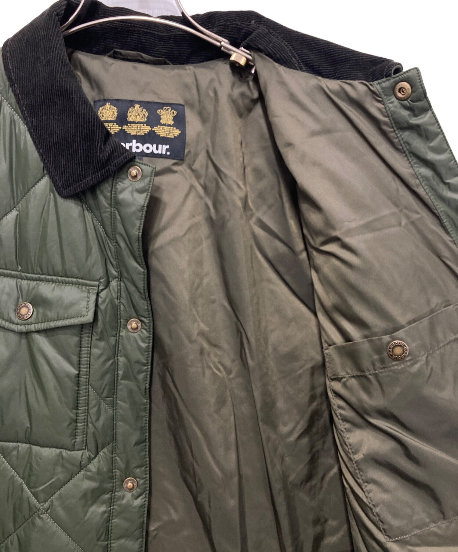 中古・古着通販】Barbour (バブアー) キルティングジャケット グリーン