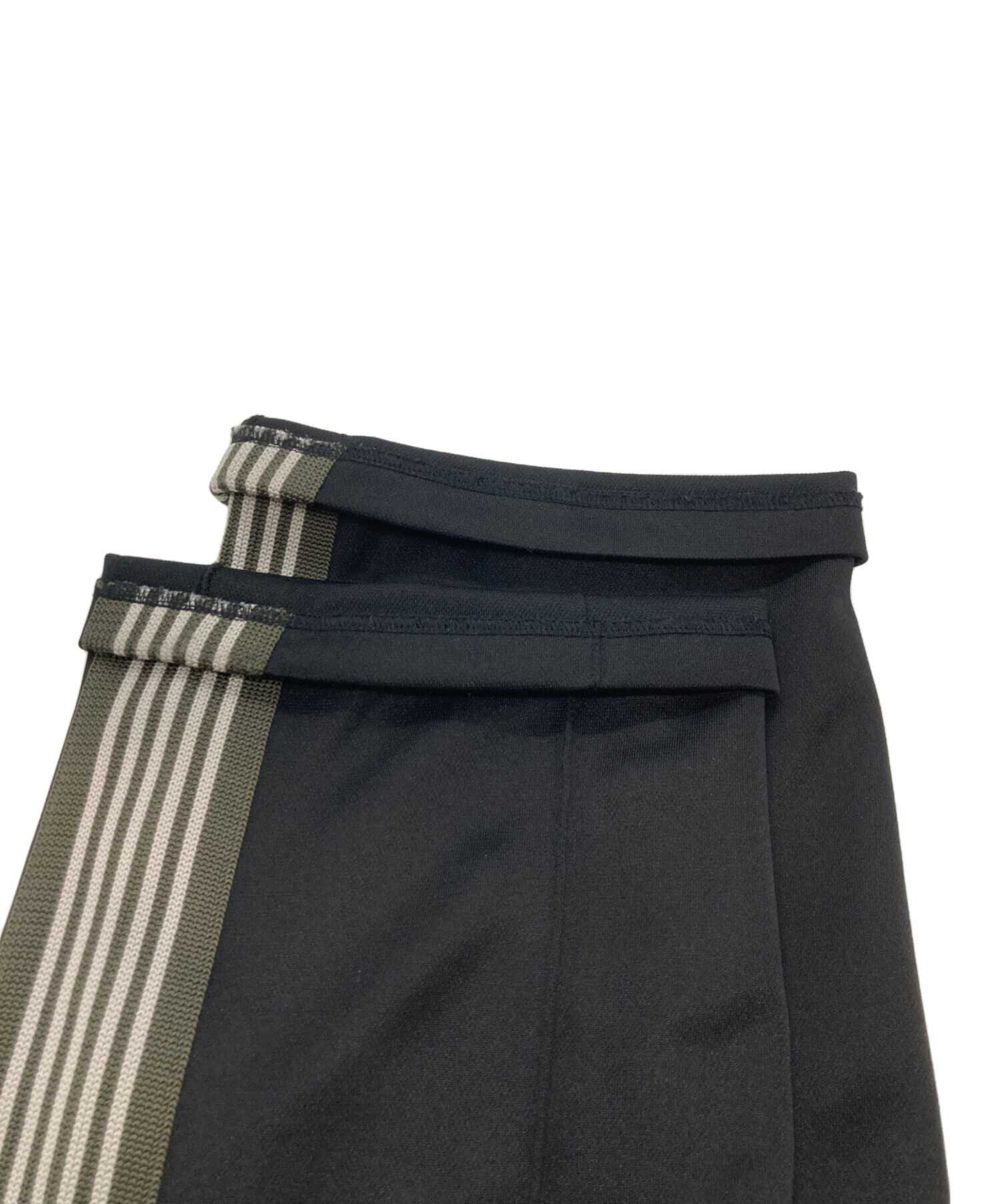 ニードルスジャーナルスタンダード別注 トラックパンツストレート ブラックS Needles - NEEDLES JOURNALSTANDARD ニードルズ トラックパンツ Mの