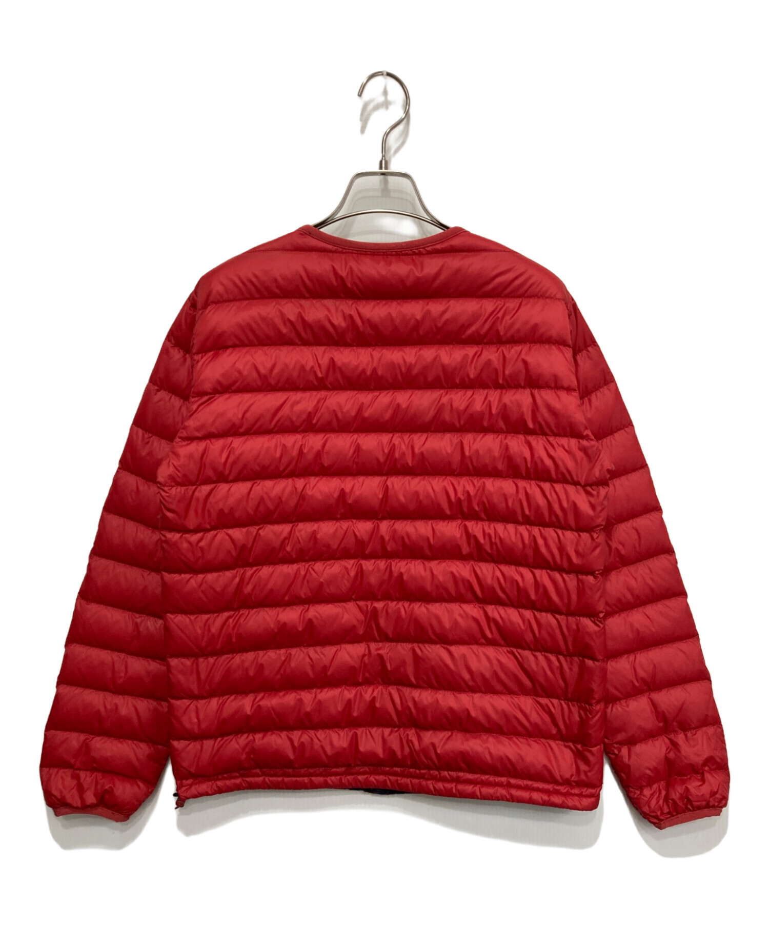 DANTON★インナーダウンM★赤 中古・古着通販】DANTON (ダントン) 薄く軽いインナーダウンジャケット