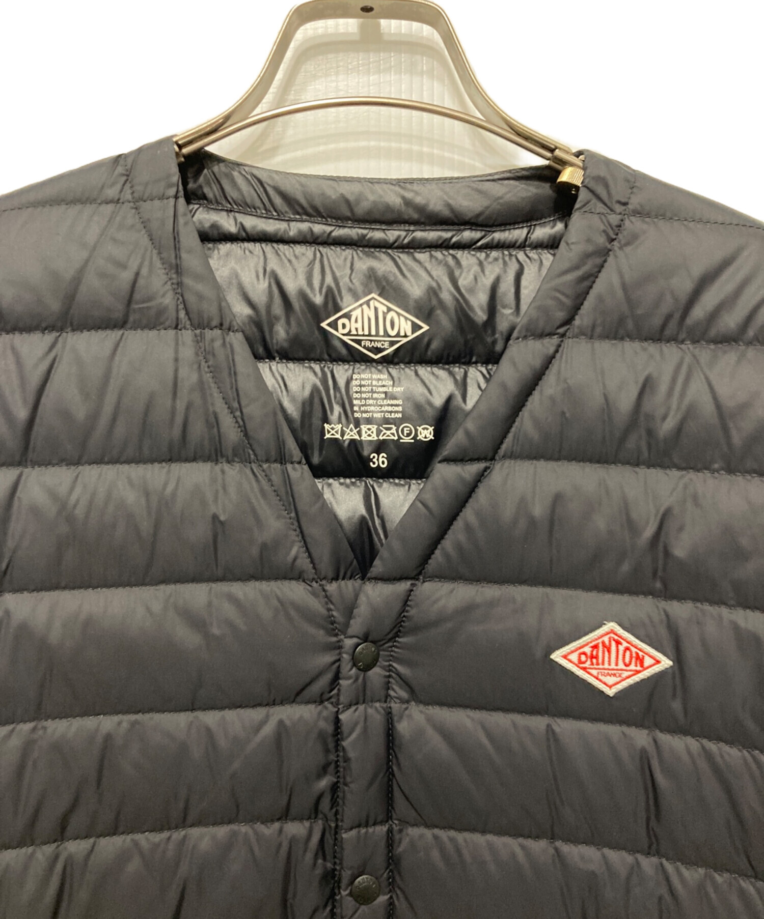 中古・古着通販】DANTON (ダントン) インナーダウンコート ブラック 