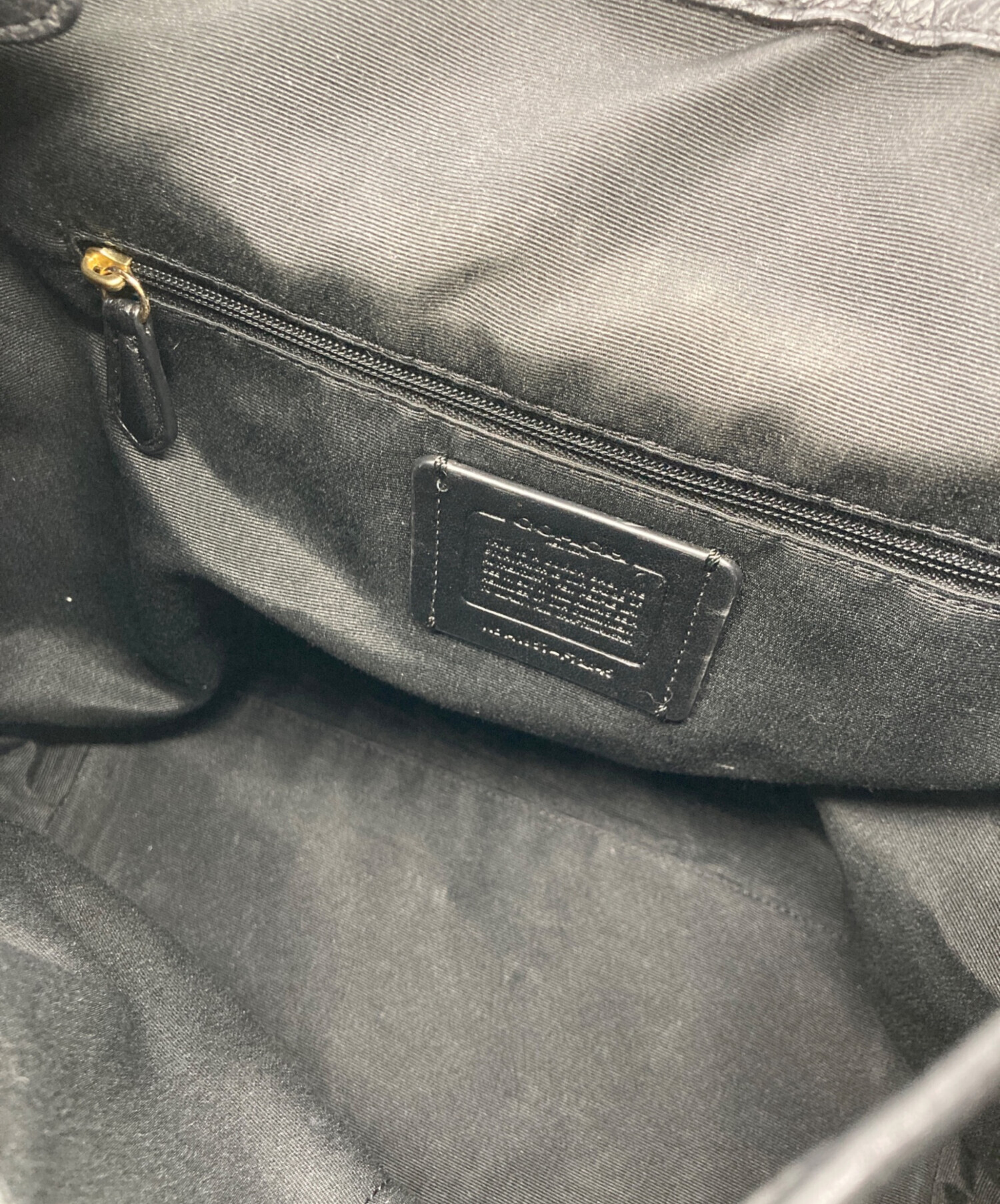 中古・古着通販】COACH (コーチ) リュック ブラック｜ブランド・古着