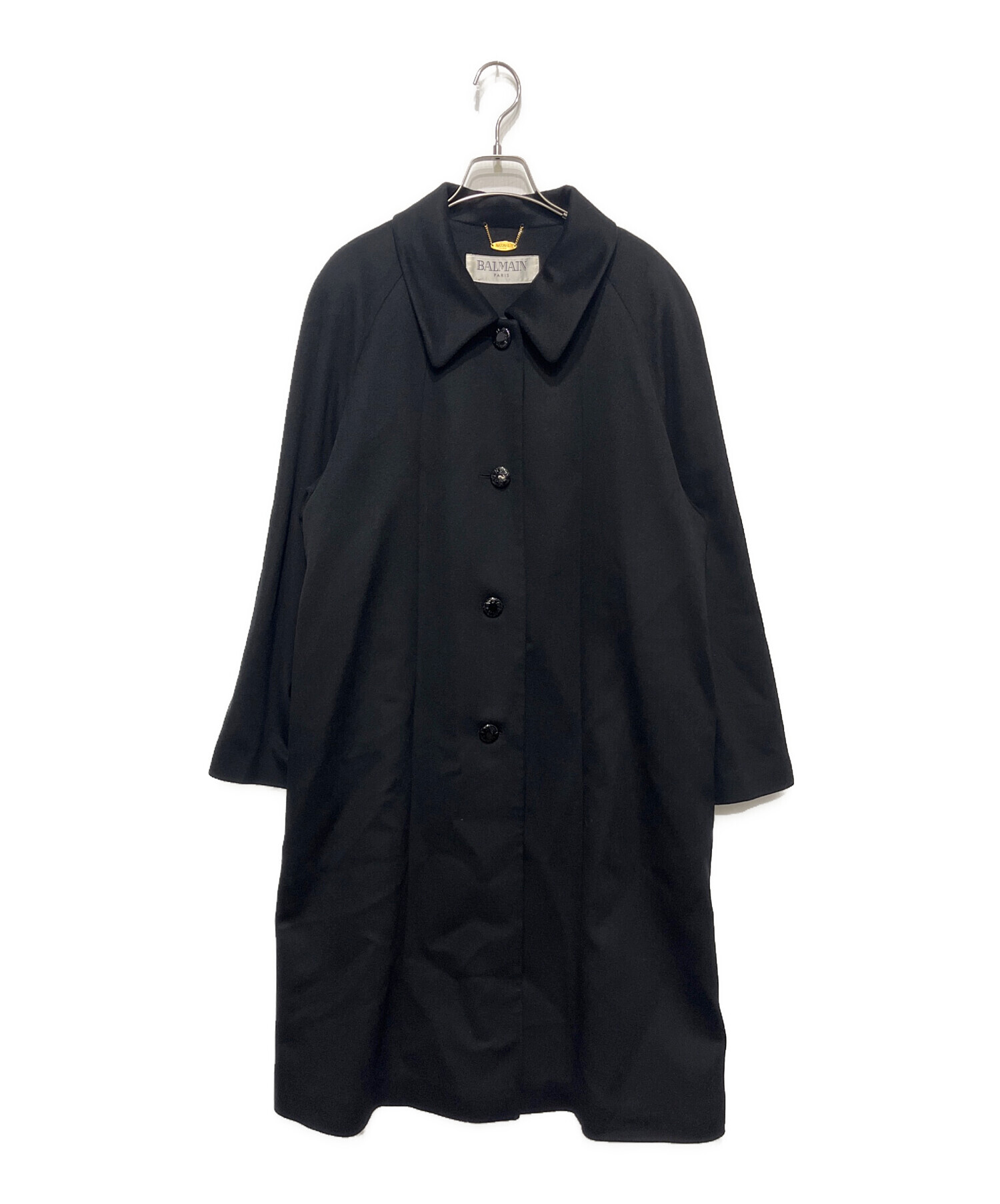 中古・古着通販】BALMAIN (バルマン) カシミヤステンカラーコート