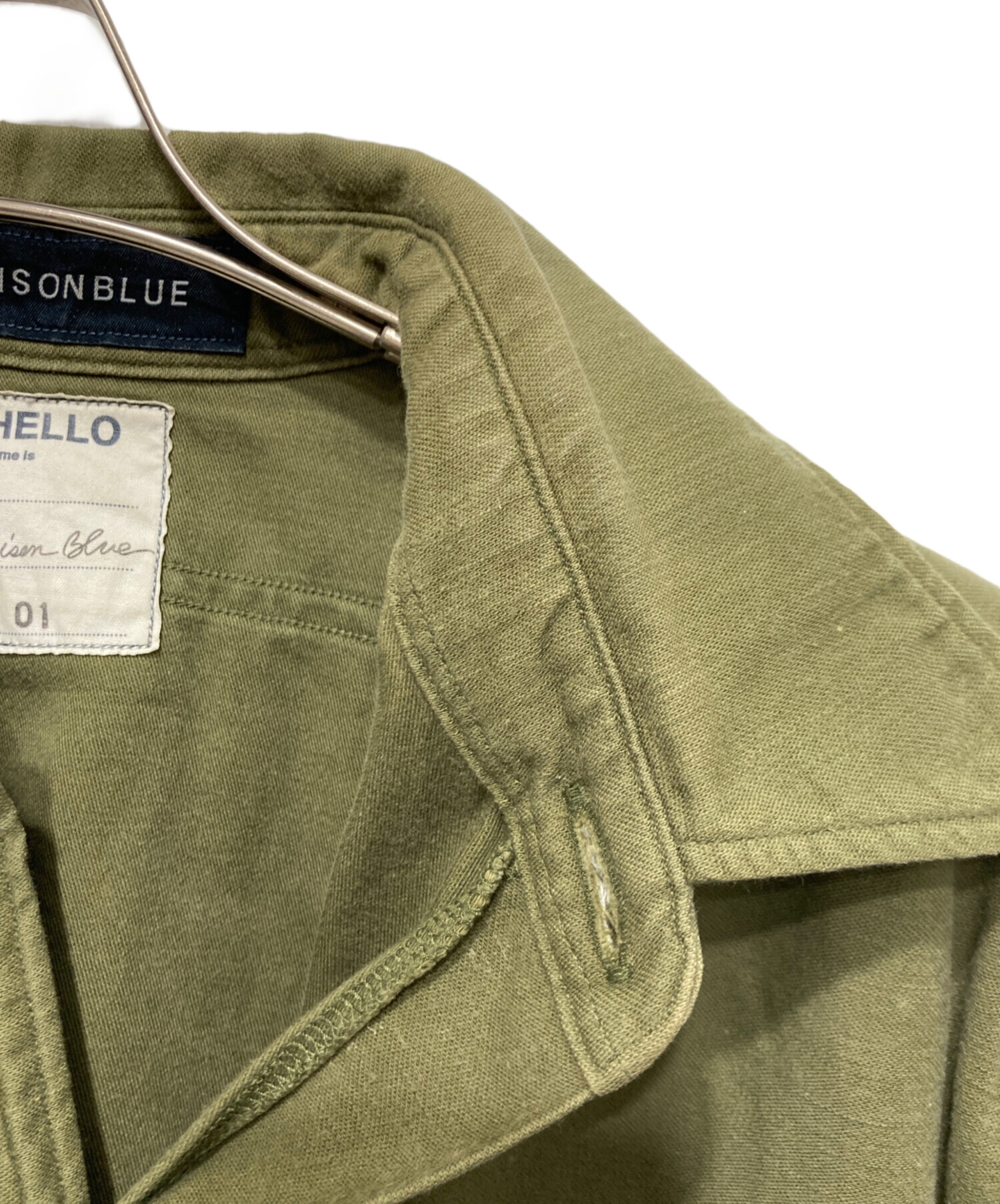 MADISON BLUE 即完売 パールボタン シャツ1カーキ