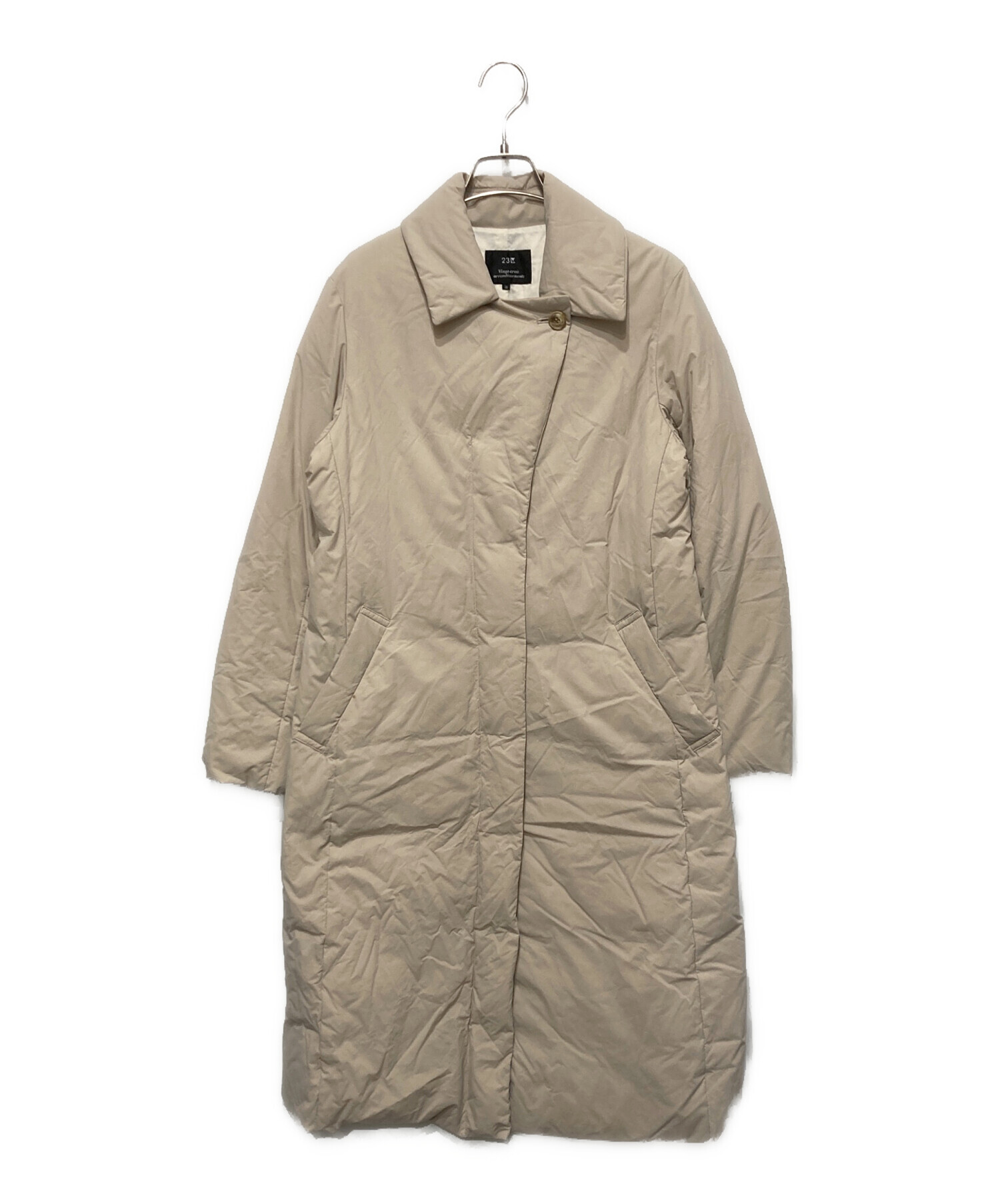 中古・古着通販】23区 (ニジュウサンク) マットタフタダウンチェスター