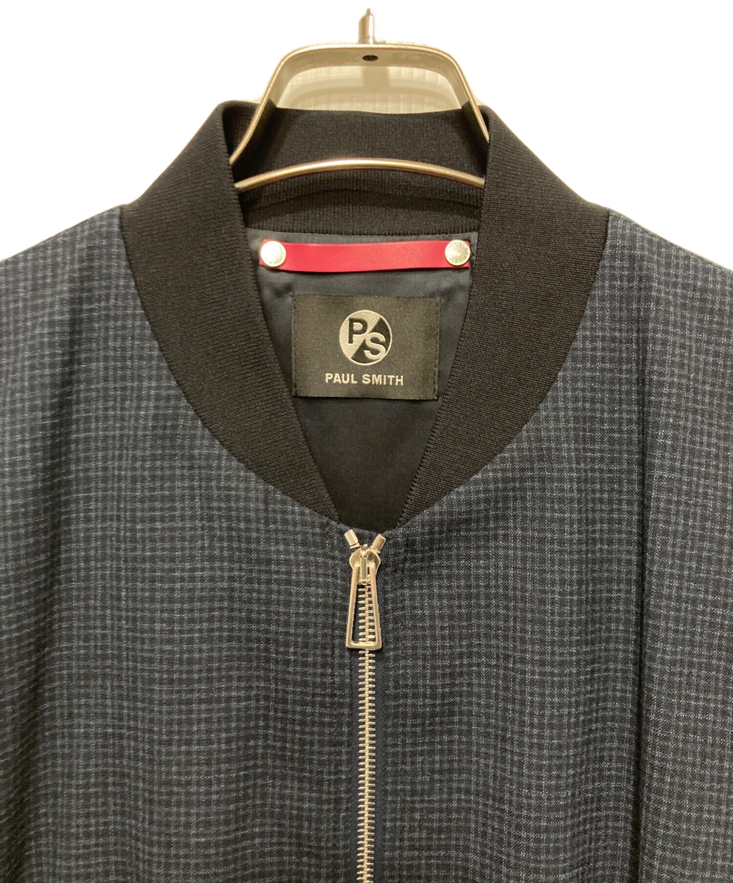 【現行タグ】PaulSmith ポールスミス　チェック　　ブルゾン　ジャケット クラシックガンクラブチェック ショートブルゾン ｜ポール・スミス
