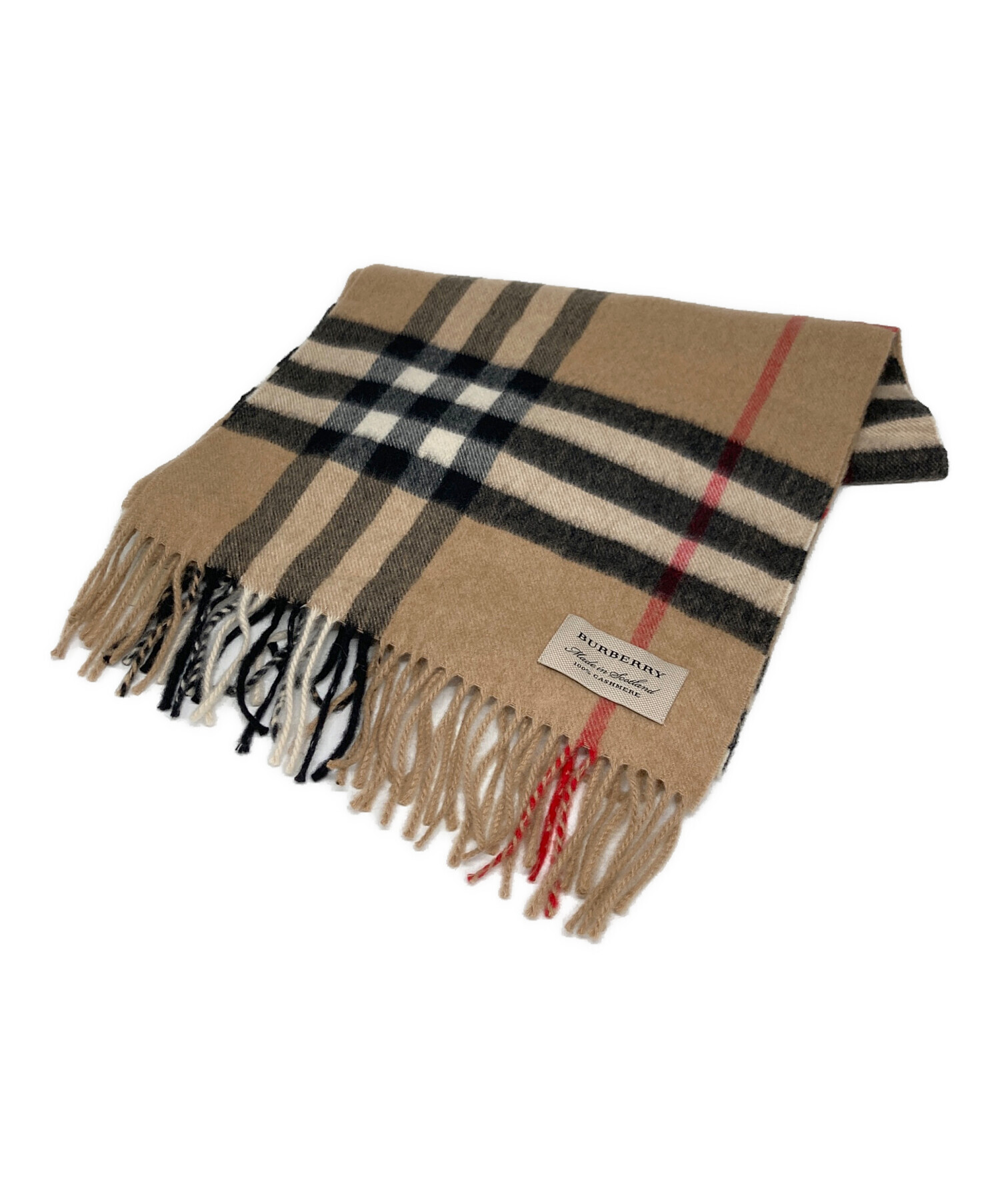 バーバリーロンドン マフラー ベージュ バーバリージャパン 襟巻き カシミヤ混 中古・古着通販】BURBERRY LONDON (バーバリーロンドン) ノヴァ