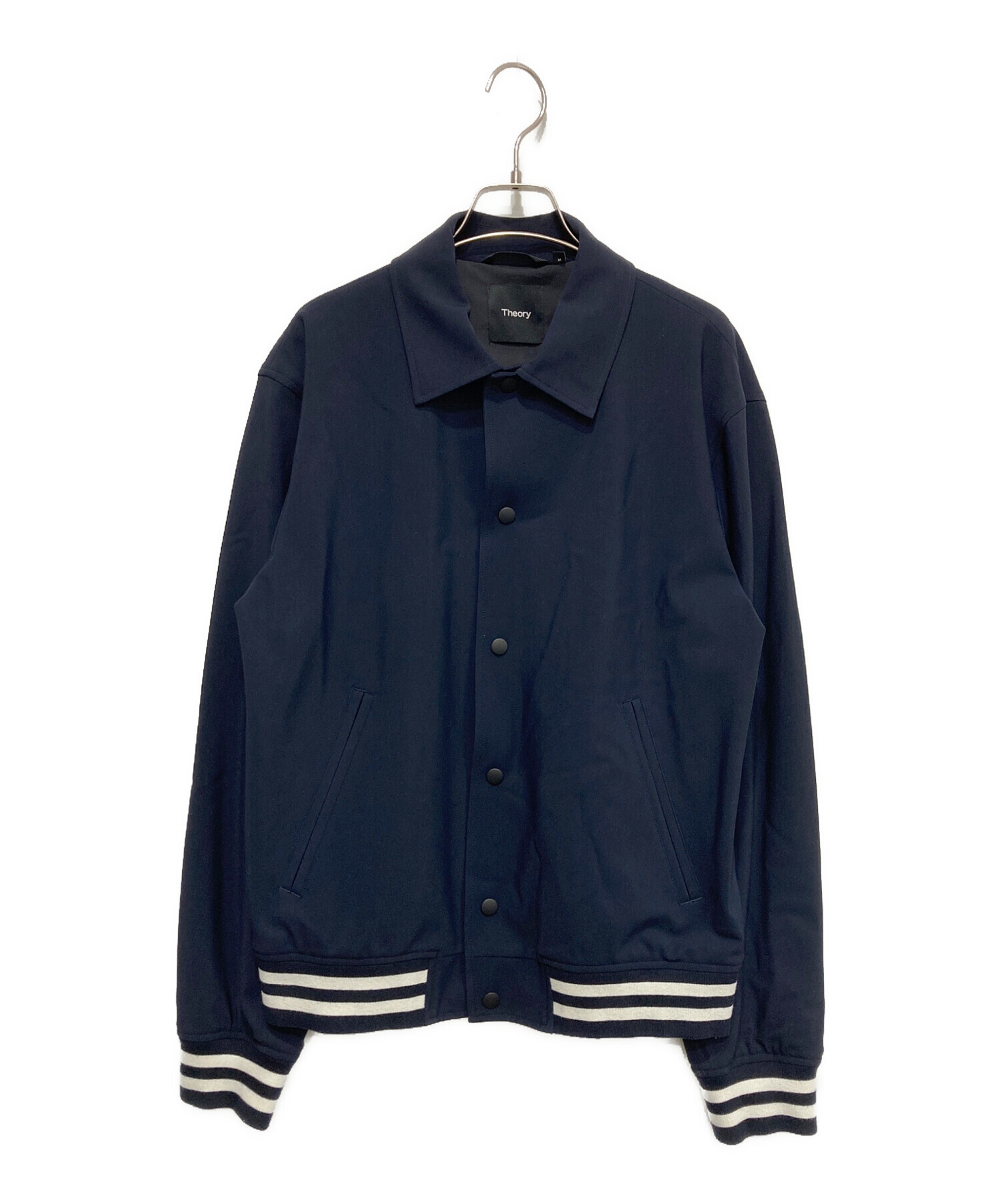 中古・古着通販】theory (セオリー) バーシティジャケット ネイビー