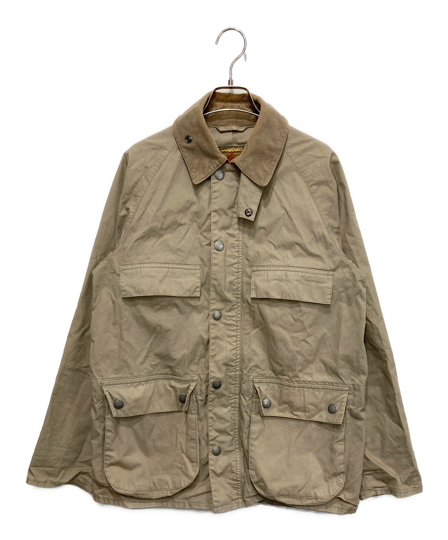 極美品　Lサイズ相当 バブアー　SLビデイル ハンティングジャケット ベージュ 中古・古着通販】Barbour (バブアー) オーバーダイド ビデイル