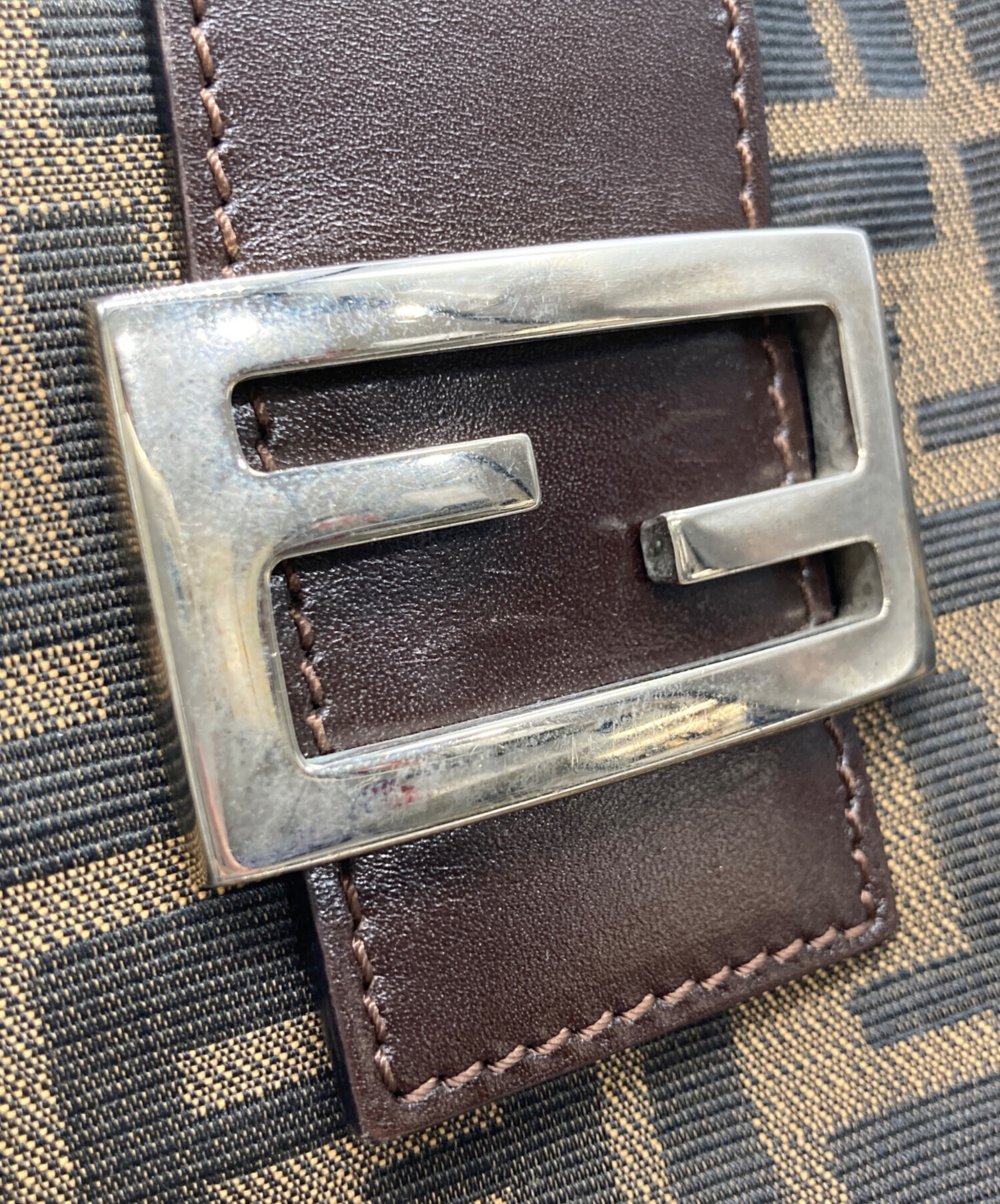 中古・古着通販】FENDI (フェンディ) マンマバケット ブラウン 