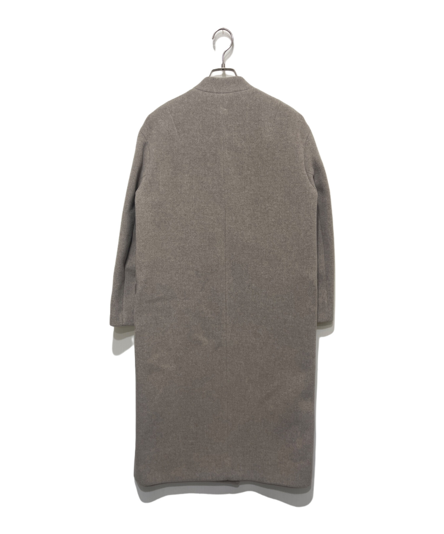 極美品✨ NOBLE チェスターディテールVカラー ノーカラー コート 36 極美品✨ NOBLE チェスターディテールVカラー ノーカラー コート 36 美