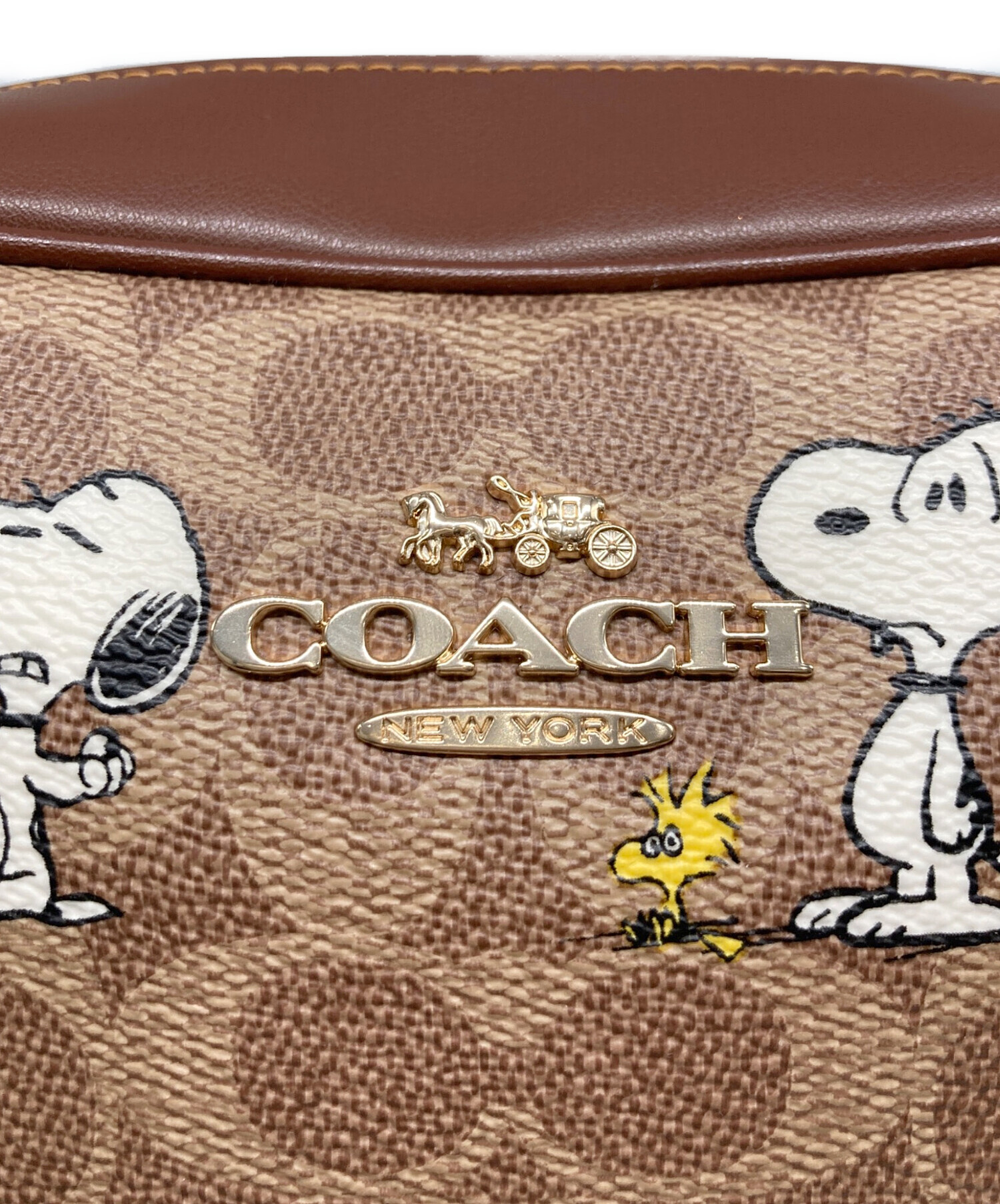 中古・古着通販】COACH (コーチ) PEANUTS (ピーナッツ) ショルダー 