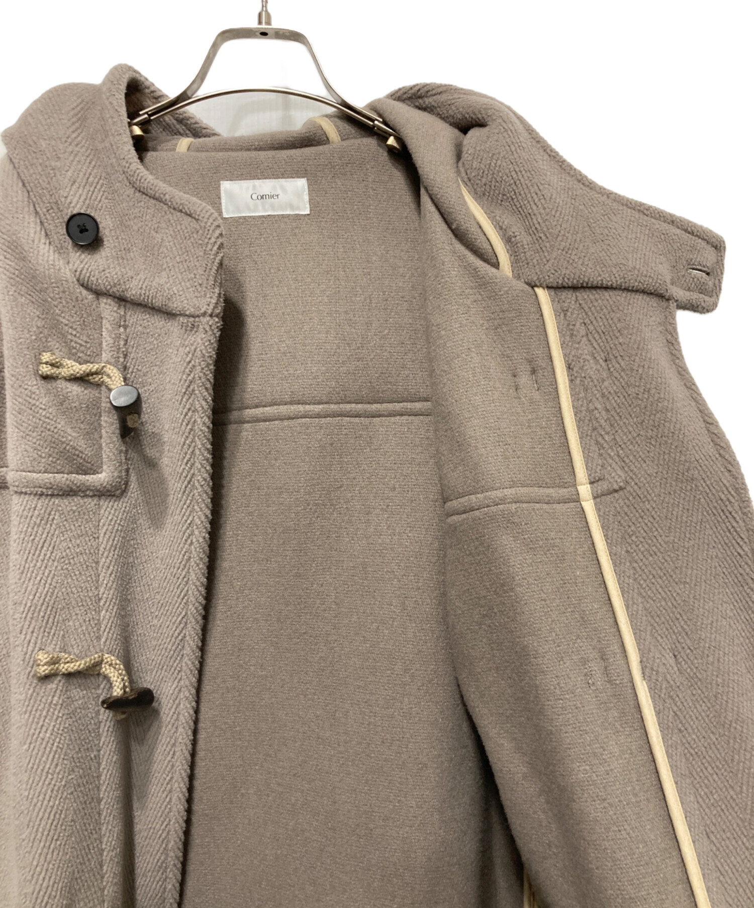 中古・古着通販】Cornier (コルニエ) ウールパイルヘリンボーン