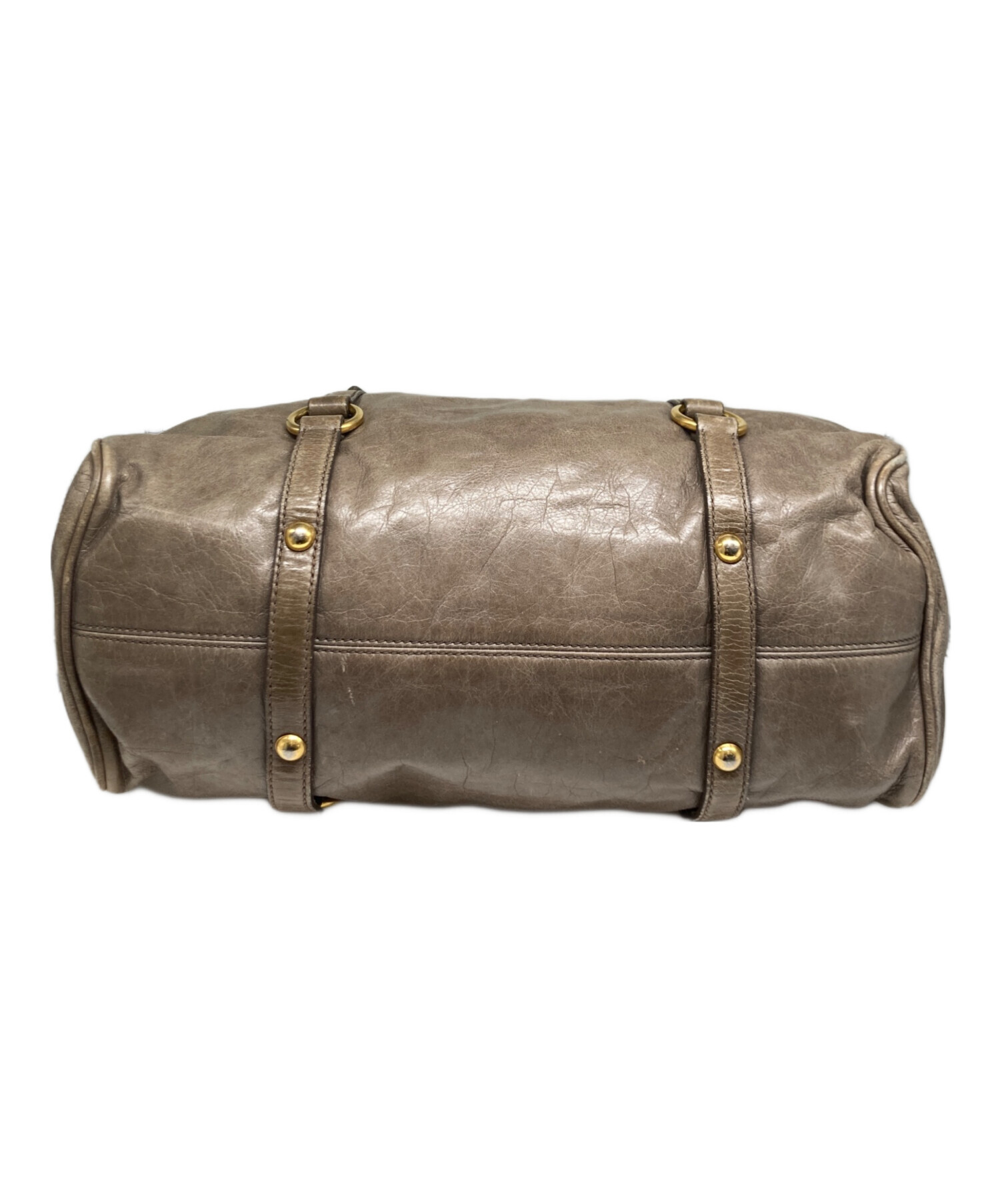 中古・古着通販】MIU MIU (ミュウミュウ) 2WAYサイドリボンレザー