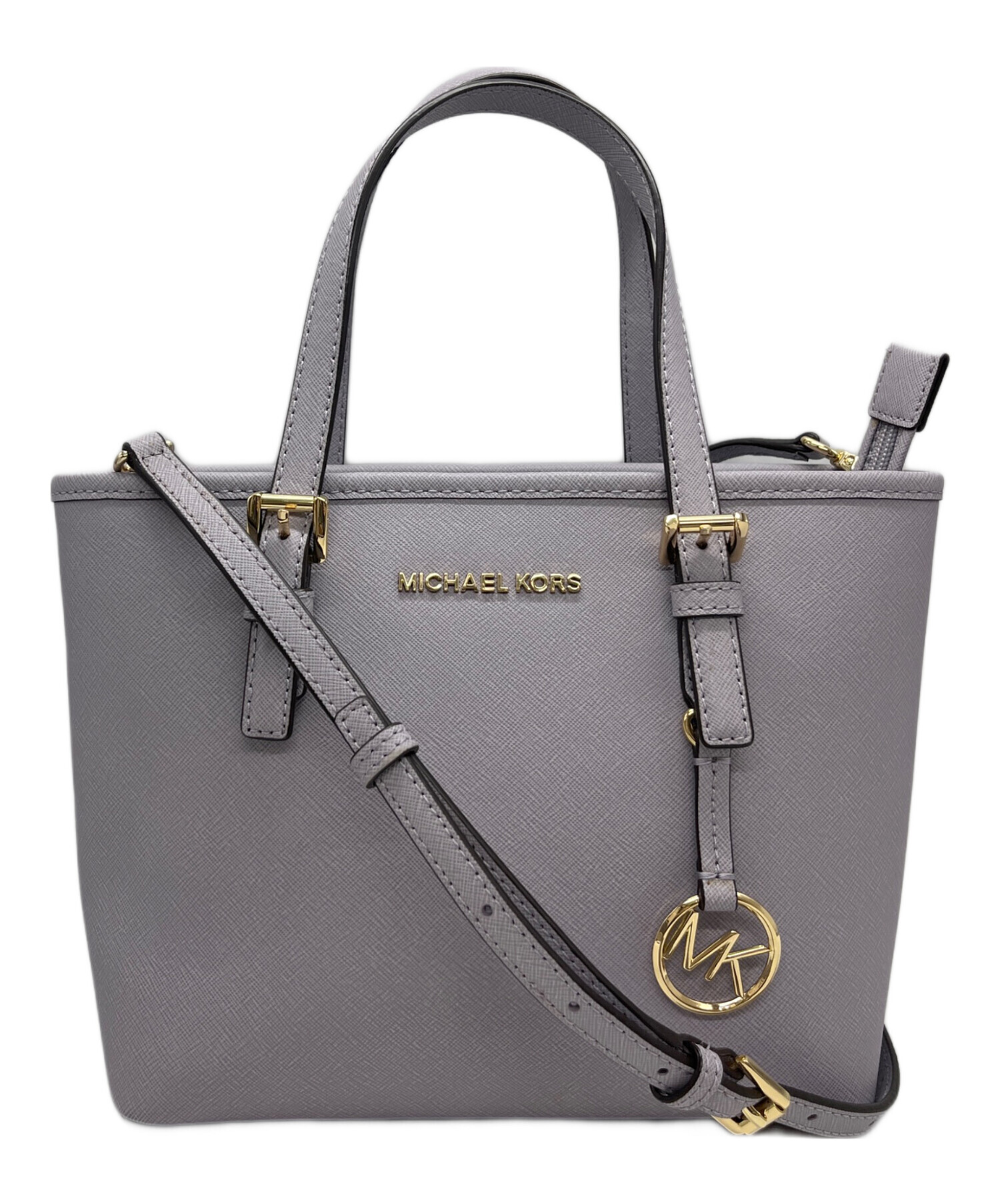 MICHAEL KORS/マイケルコース 2way ショルダーバッグ グレー 中古・古着通販】MICHAEL KORS (マイケル・コース) 2WAYショルダー