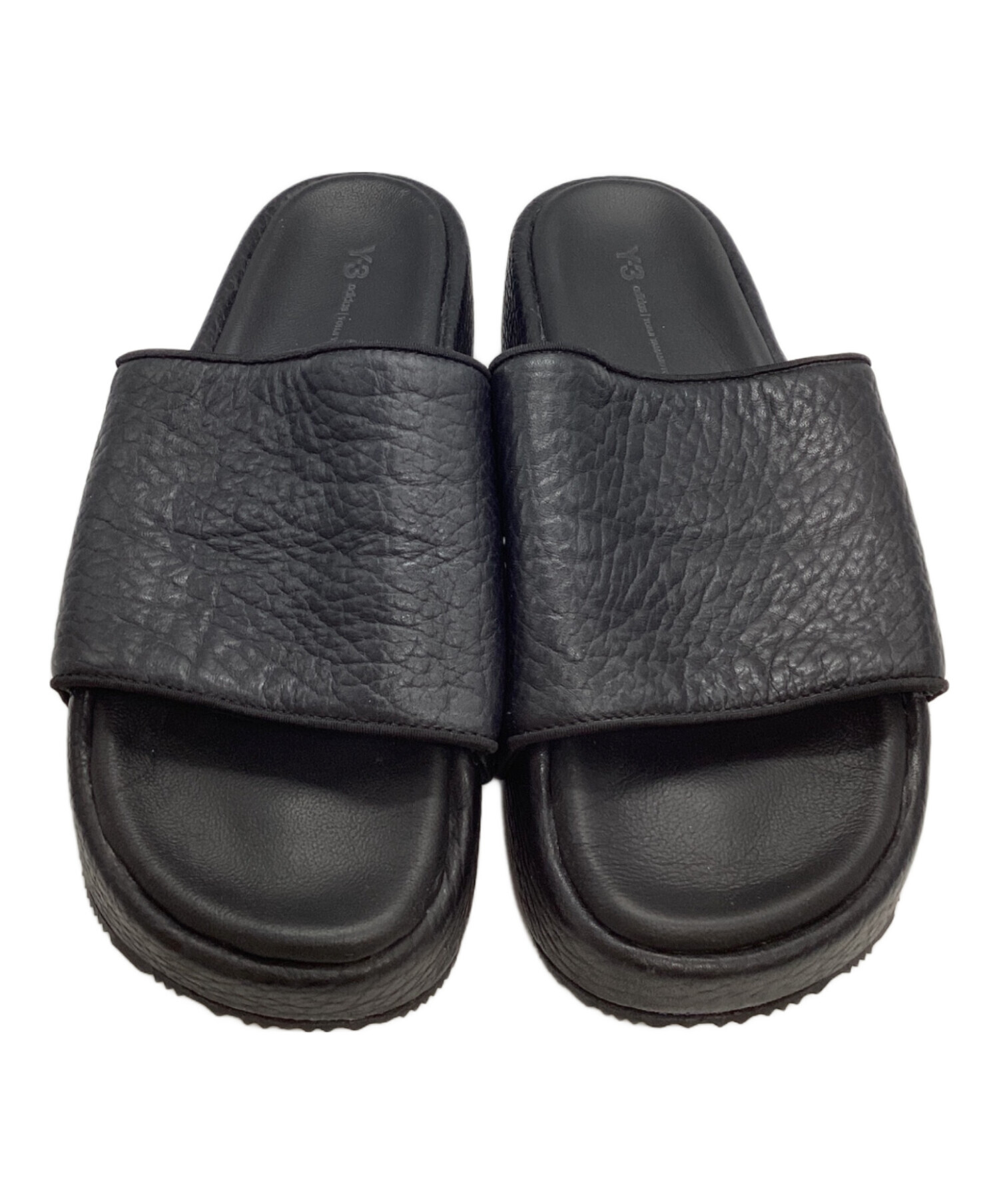 中古・古着通販】Y-3 (ワイスリー) 厚底スライドサンダル ブラック