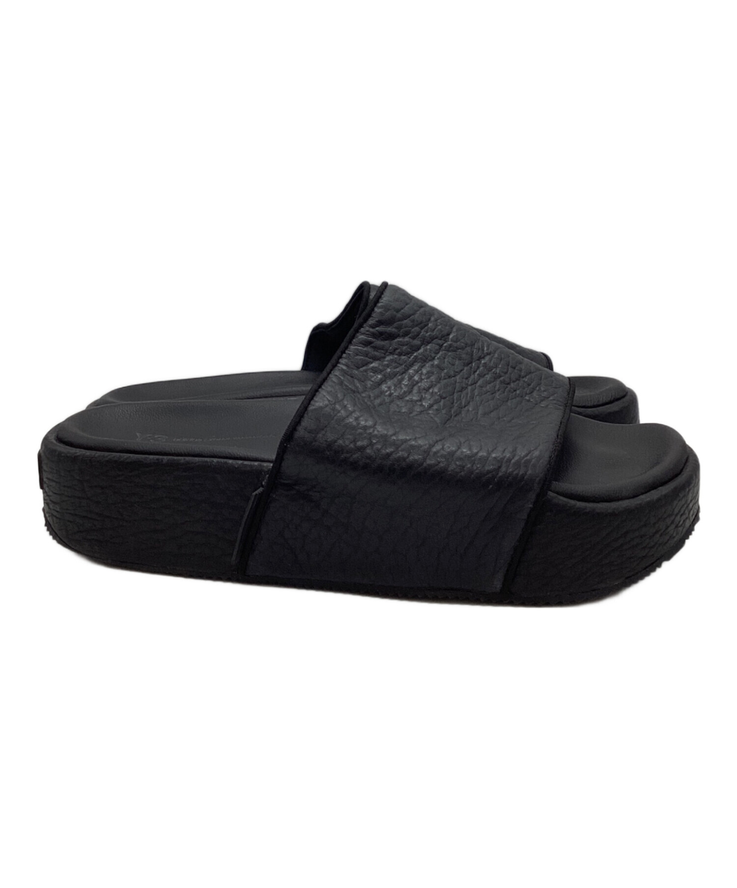 中古・古着通販】Y-3 (ワイスリー) 厚底スライドサンダル ブラック