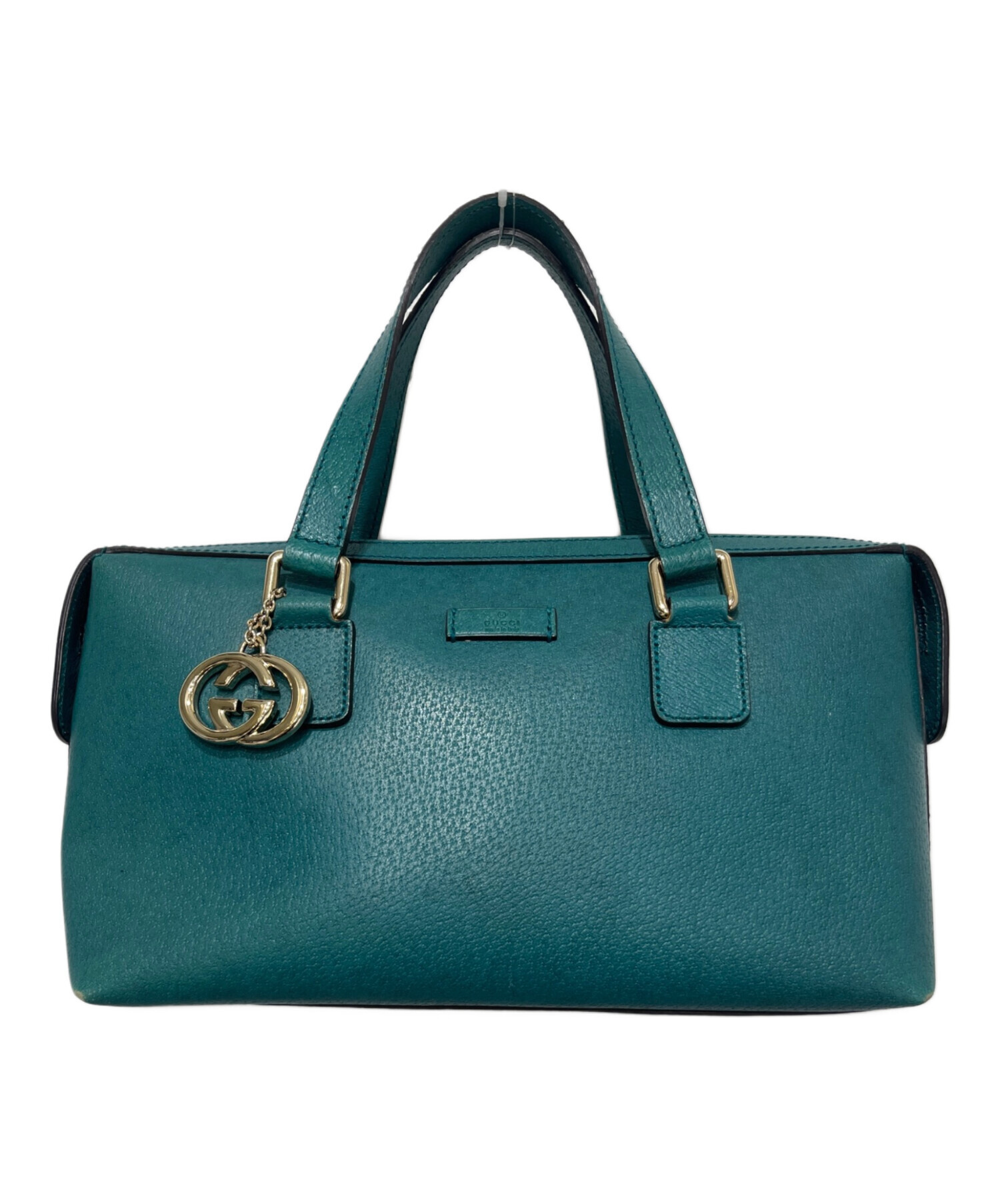 GUCCI ハンドバッグ 中古・古着通販】GUCCI (グッチ) ハンドバッグ ターコイズブルー