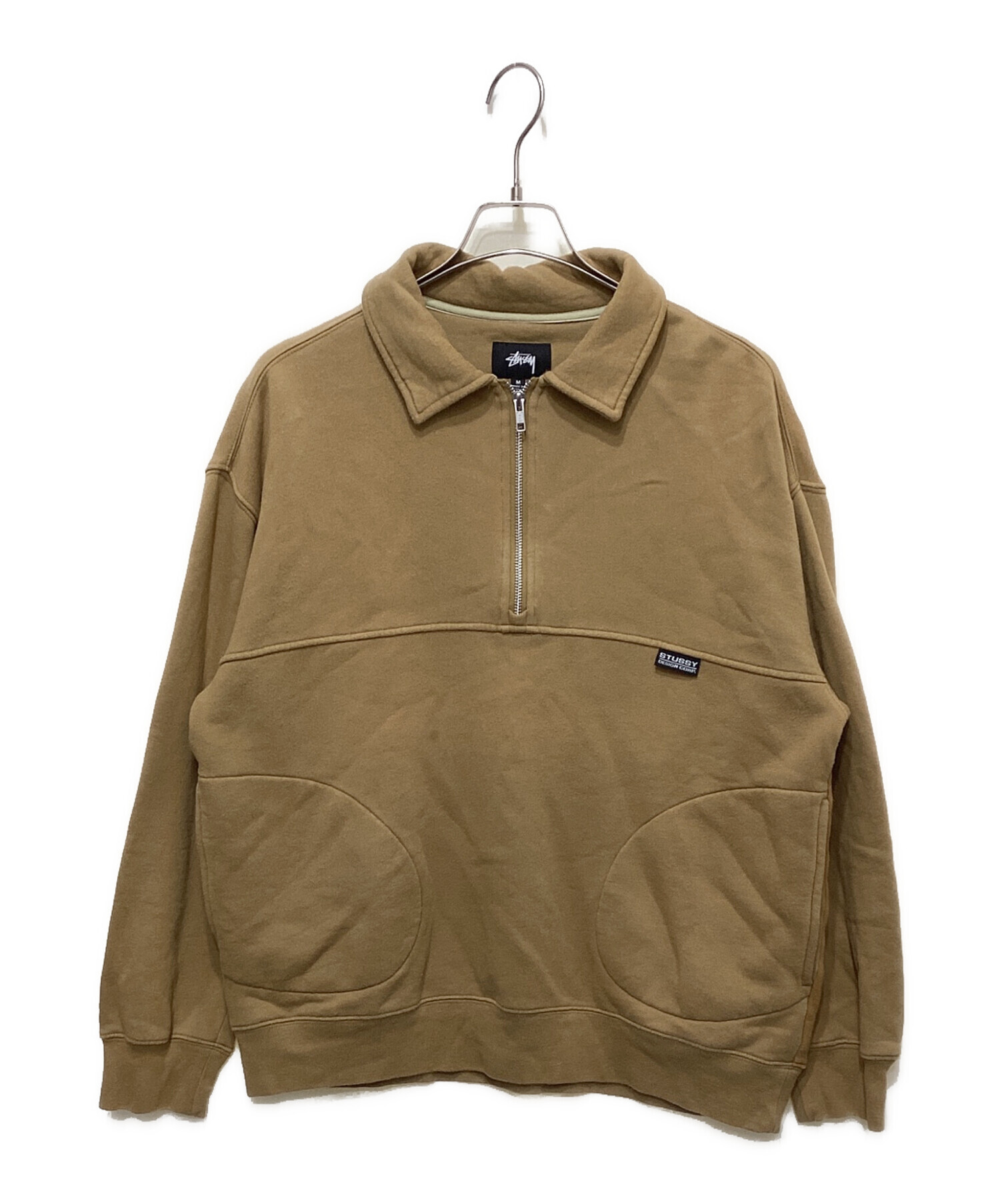 中古・古着通販】stussy (ステューシー) ハーフジップスウェット