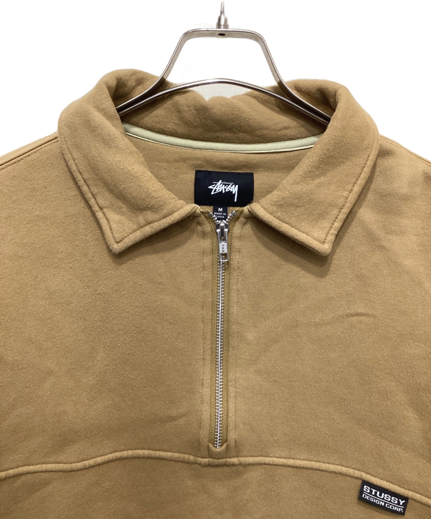 中古・古着通販】stussy (ステューシー) ハーフジップスウェット