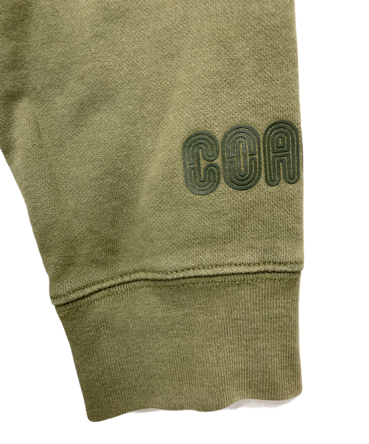 中古・古着通販】COACH (コーチ) ロゴスウェットプルオーバーパーカー