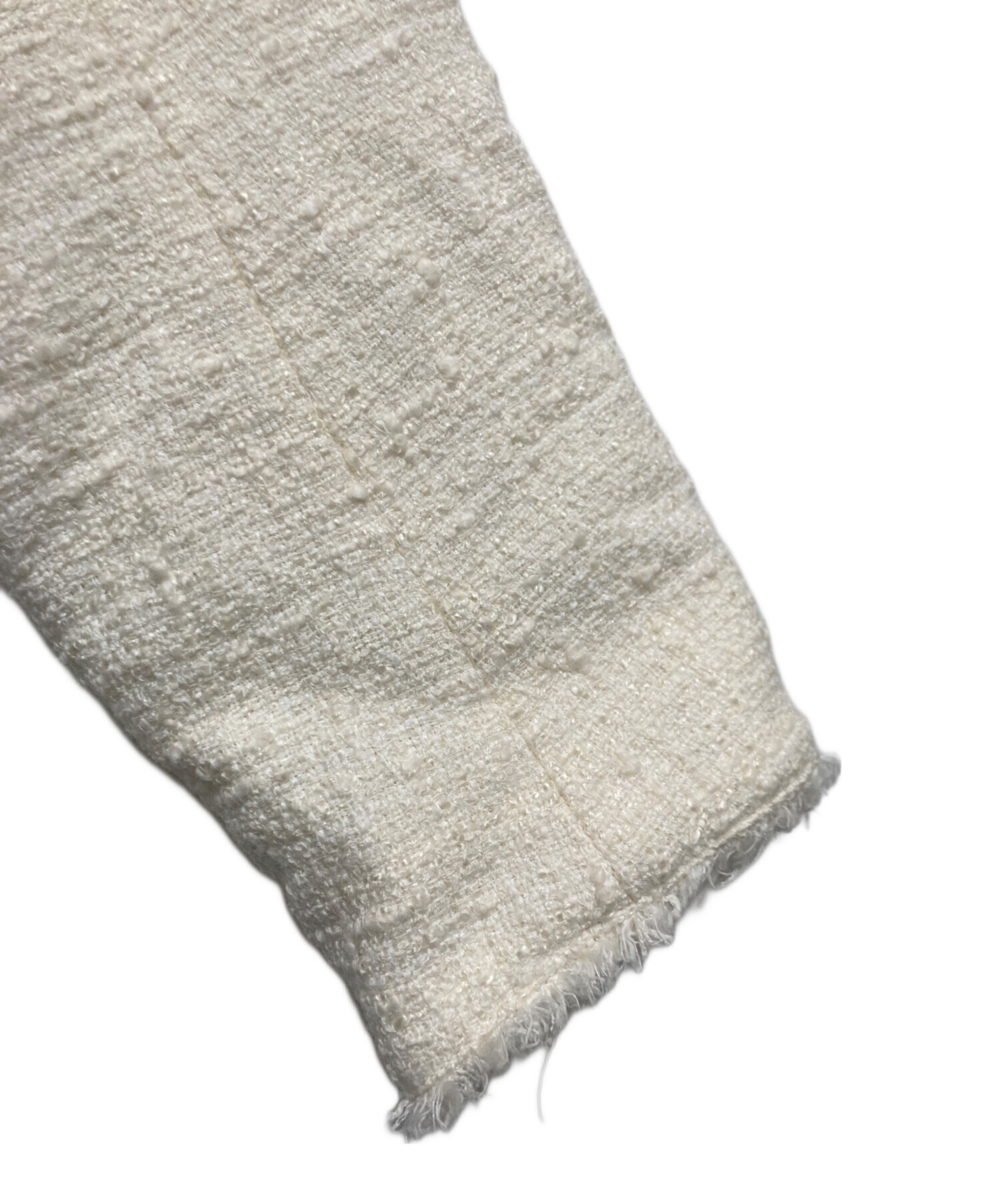 美品 la boutique bonbon ファンシーツイードVネックジャケット 女度アップ】ファンシーツイードジャケット | La boutique BonBon(ラブ